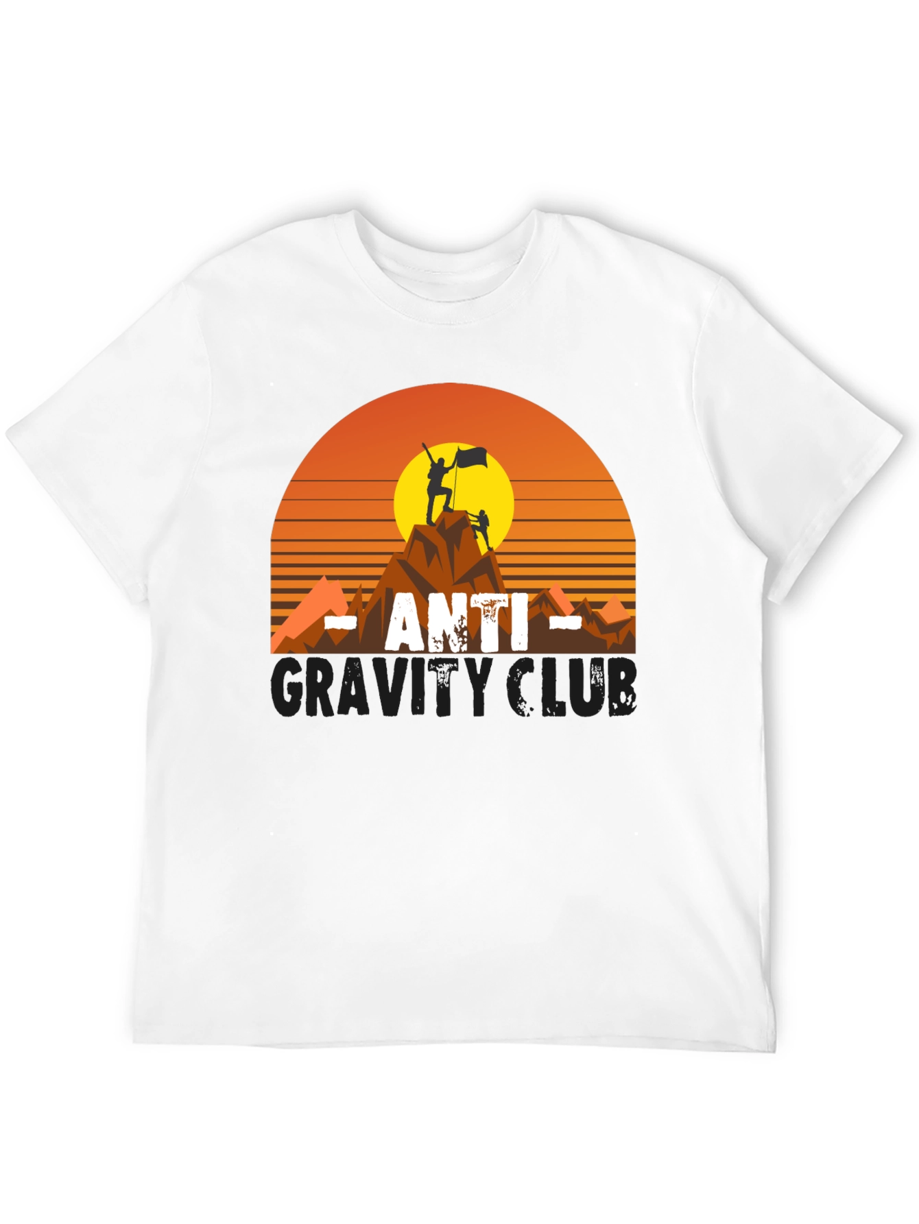 Anti-Gravity Club Tee - Mountain Climber Graphic