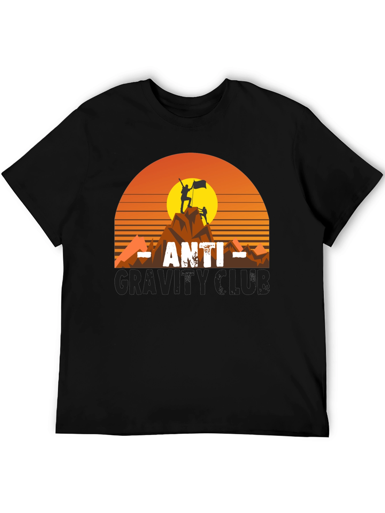 Anti-Gravity Club Tee - Mountain Climber Graphic