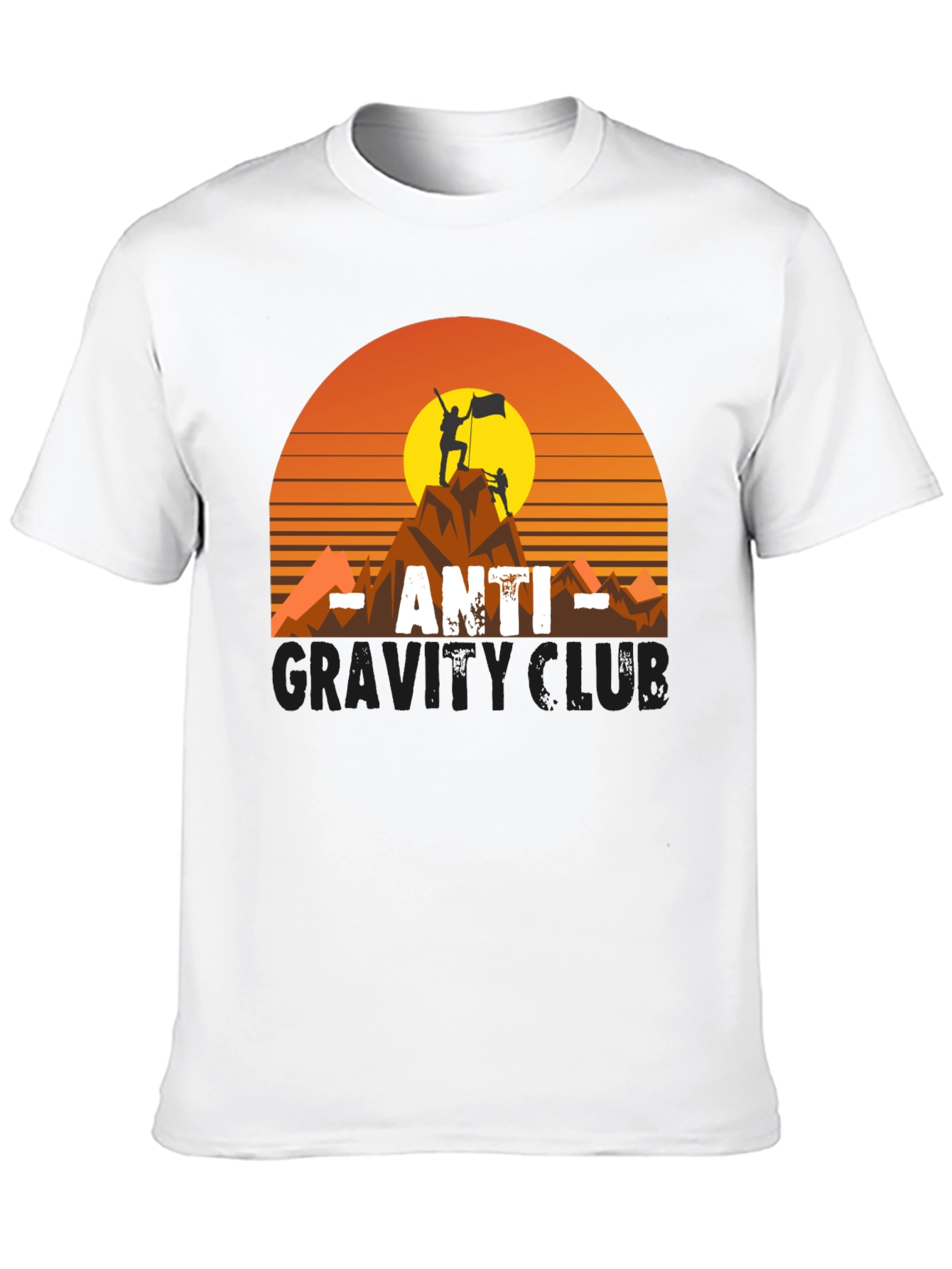 Anti-Gravity Club Tee - Mountain Climber Graphic