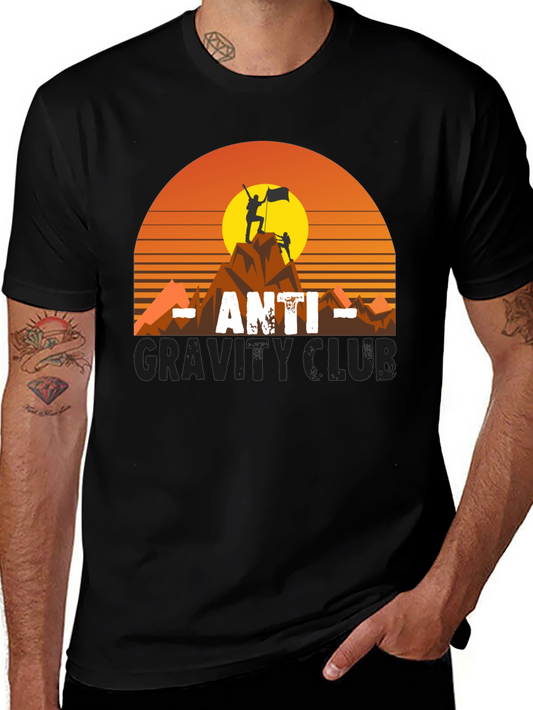 Anti-Gravity Club Tee - Mountain Climber Graphic