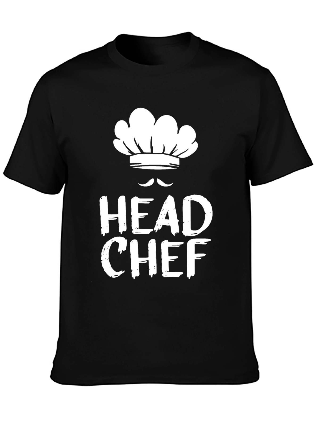 Head Chef Graphic T-Shirt - Black Casual Tee