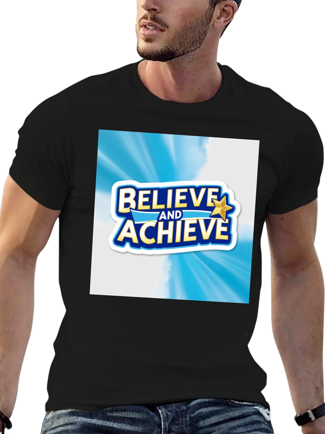 Believe and Achieve Graphic T-Shirt