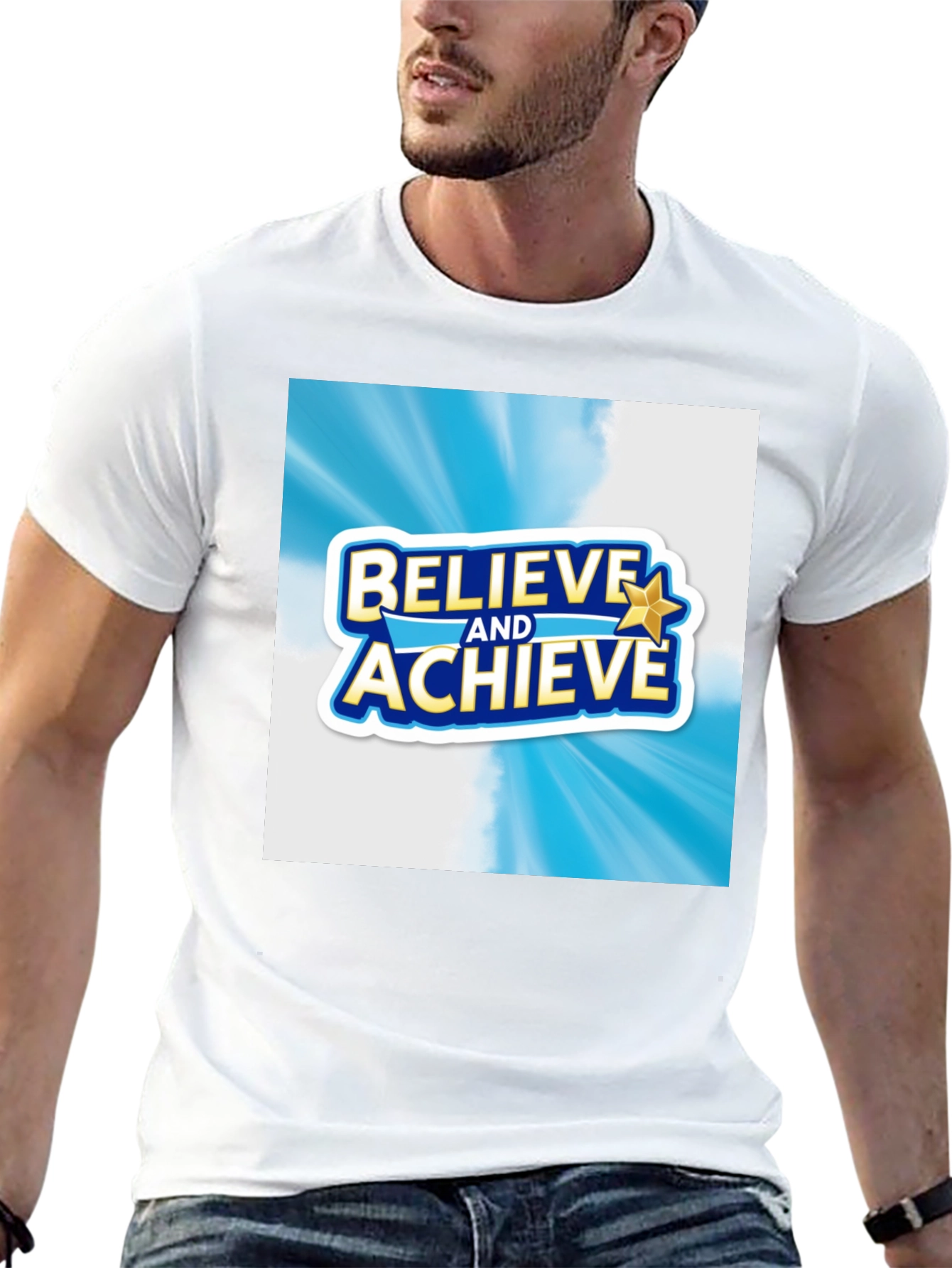 Believe and Achieve Graphic T-Shirt