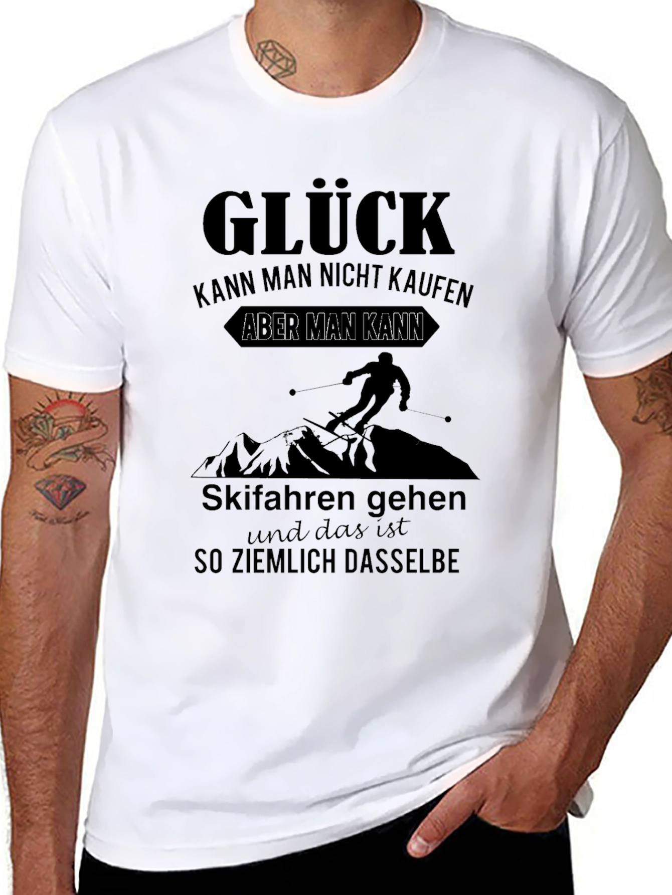 Skiing Happiness T-Shirt