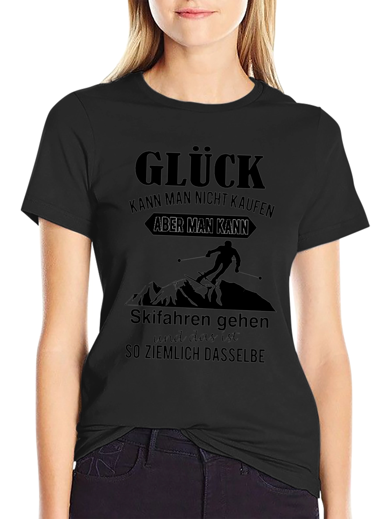 Skiing Happiness T-Shirt