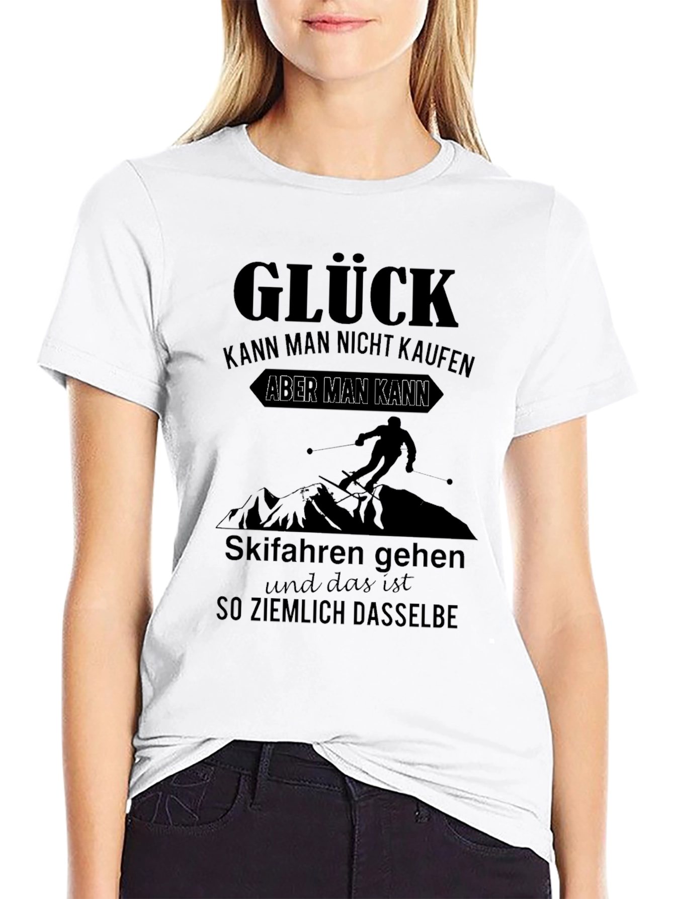 Skiing Happiness T-Shirt