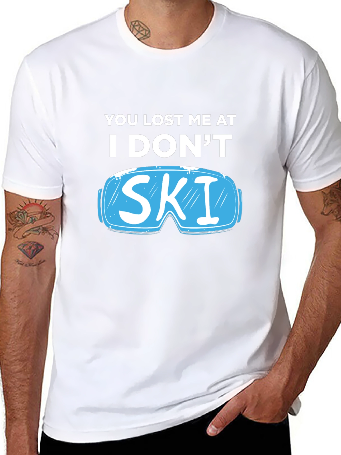 You Lost Me At I Dont Ski T-Shirt
