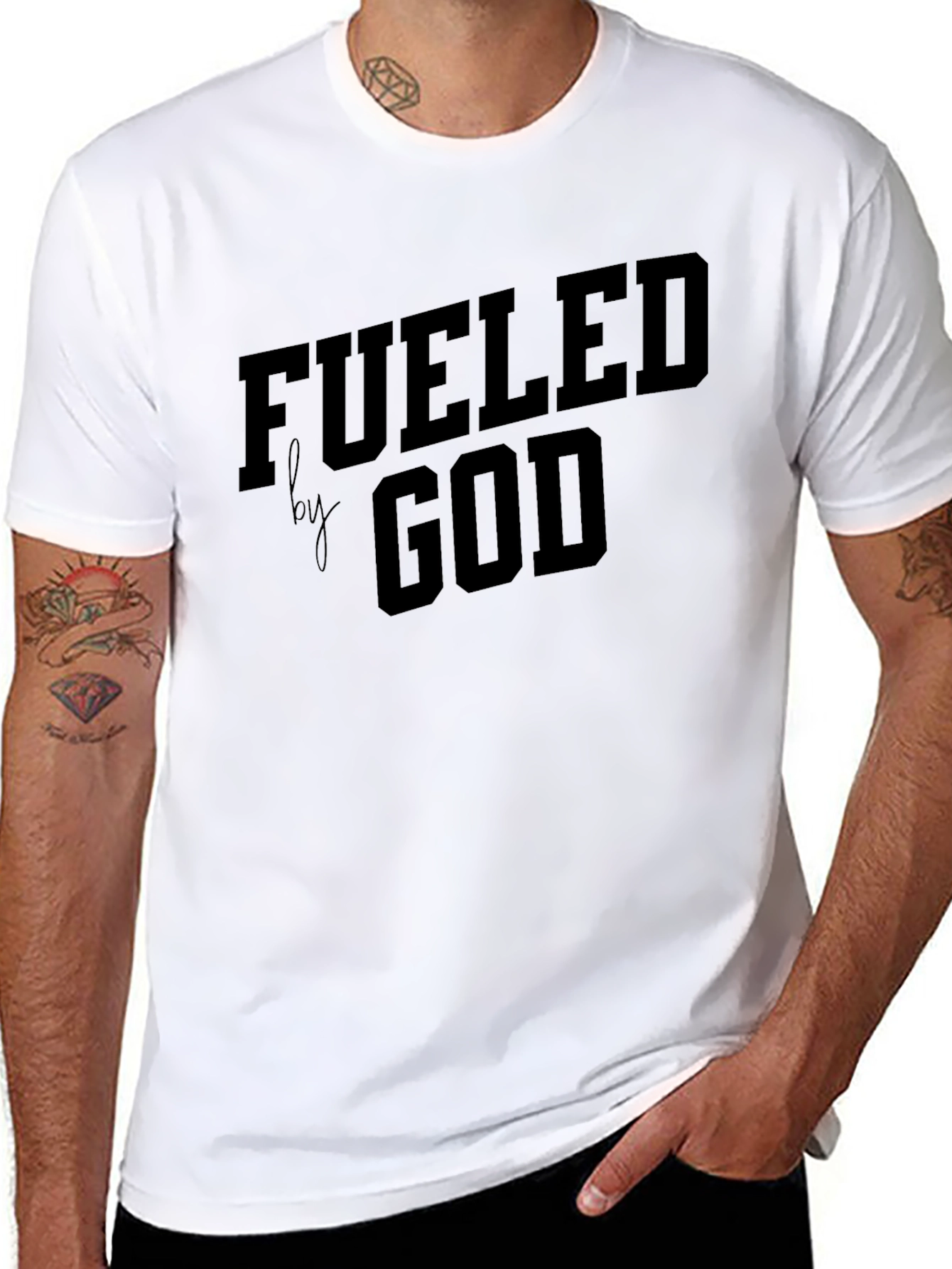 Fueled By God Black T-Shirt