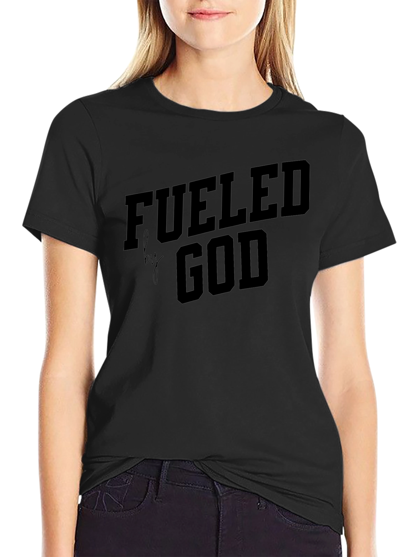 Fueled By God Black T-Shirt