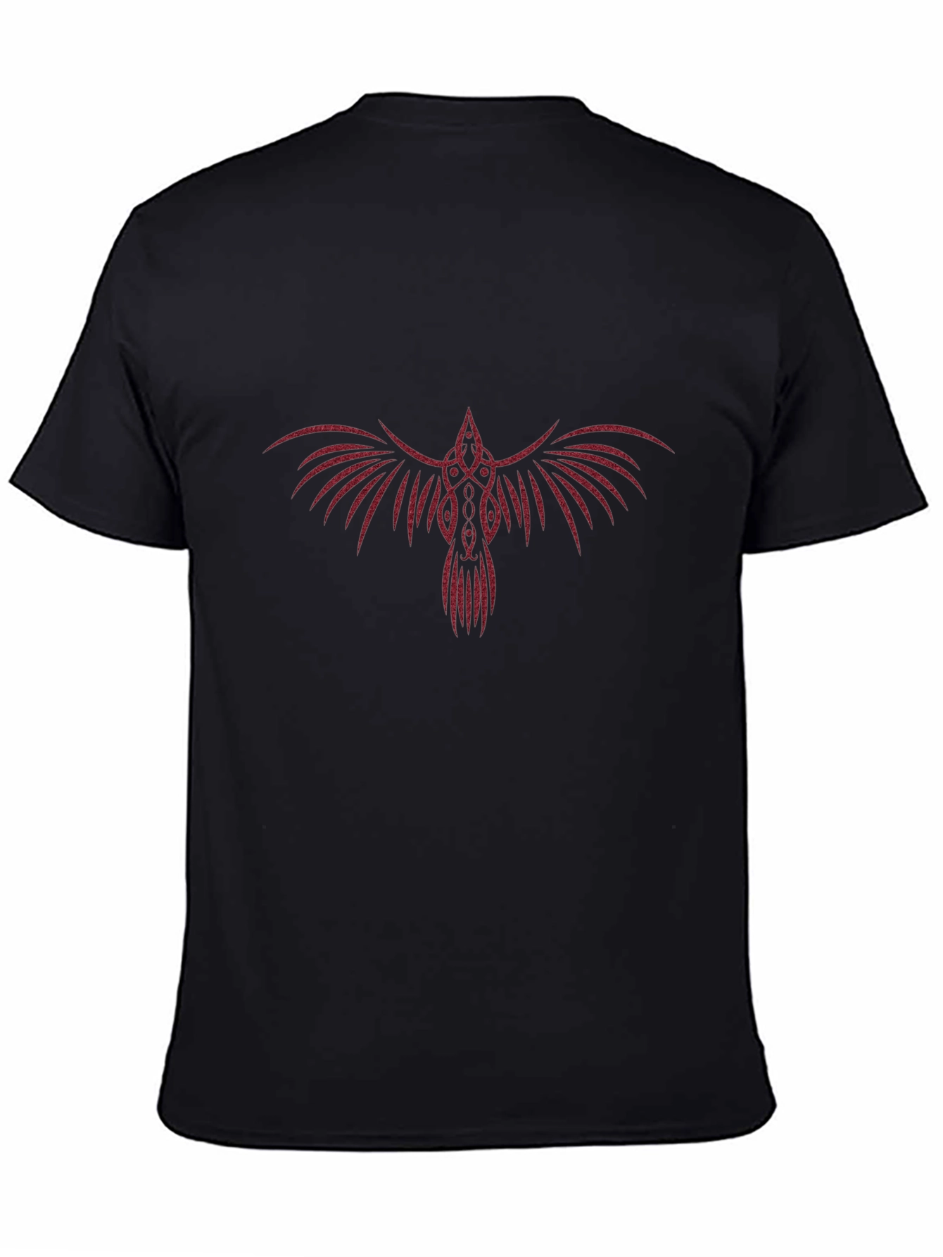 Raven Graphic Tee - Dark & Stylish Bird Design