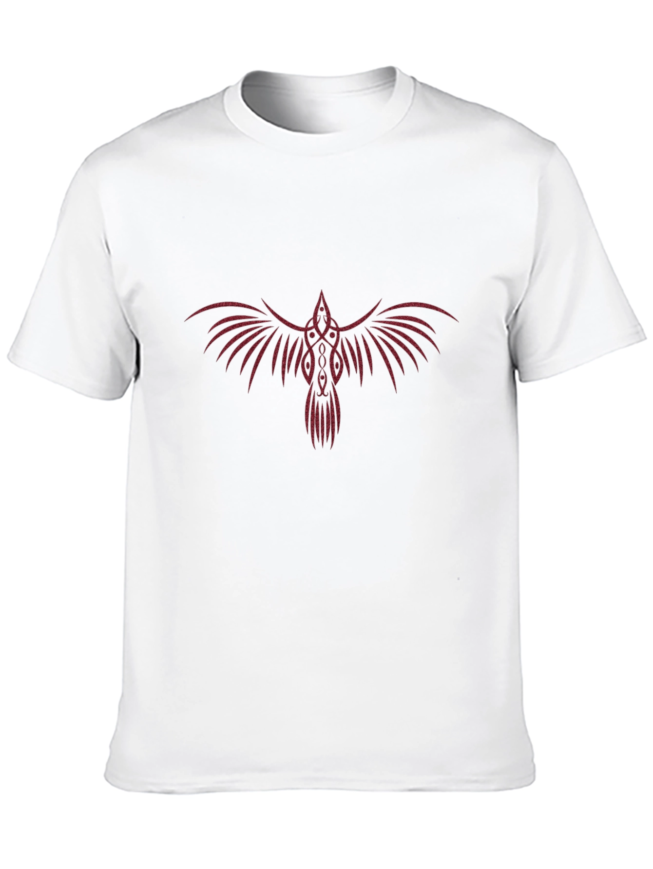 Raven Graphic Tee - Dark & Stylish Bird Design