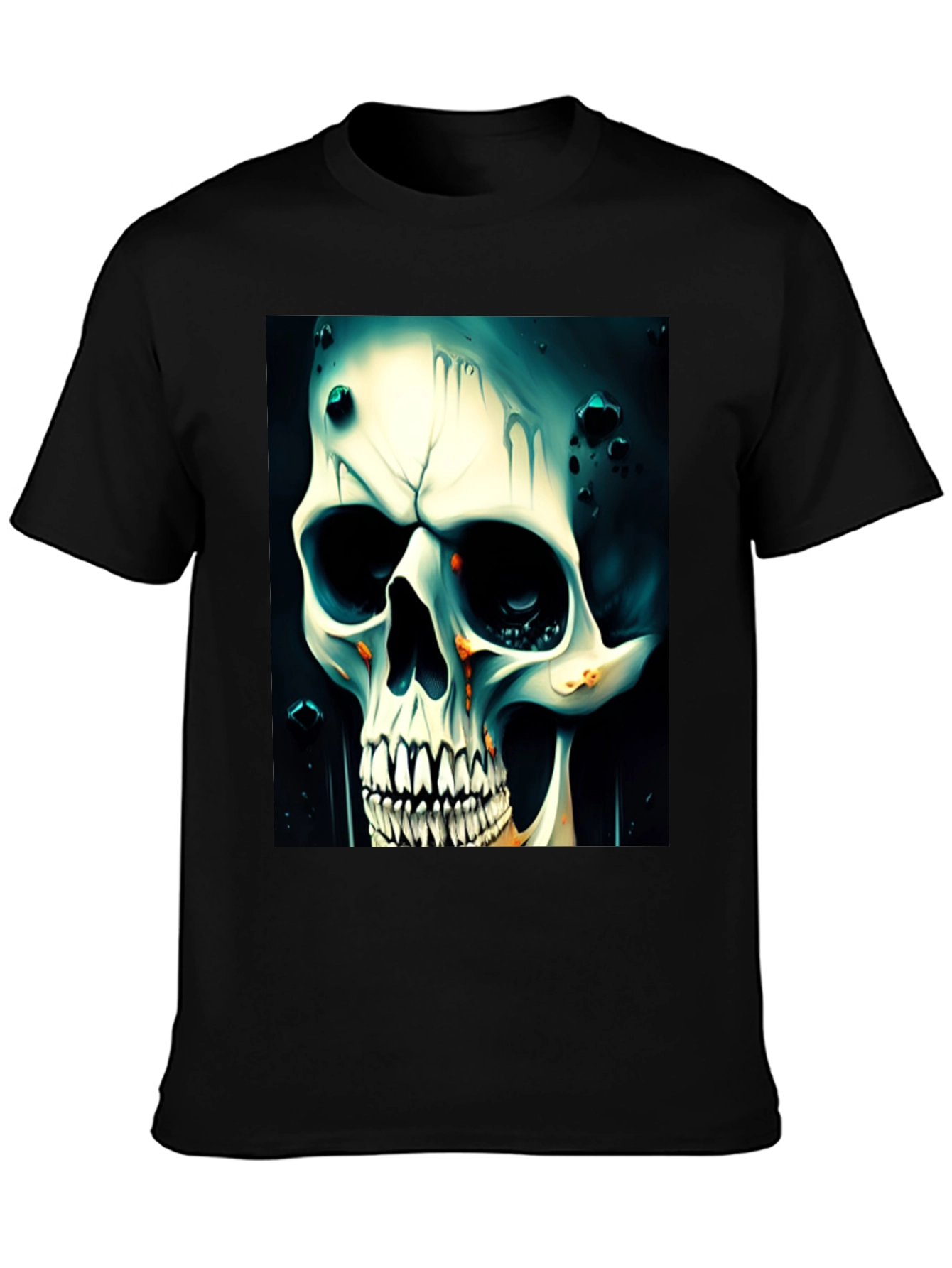 Skull Graphic Tee - Edgy Style