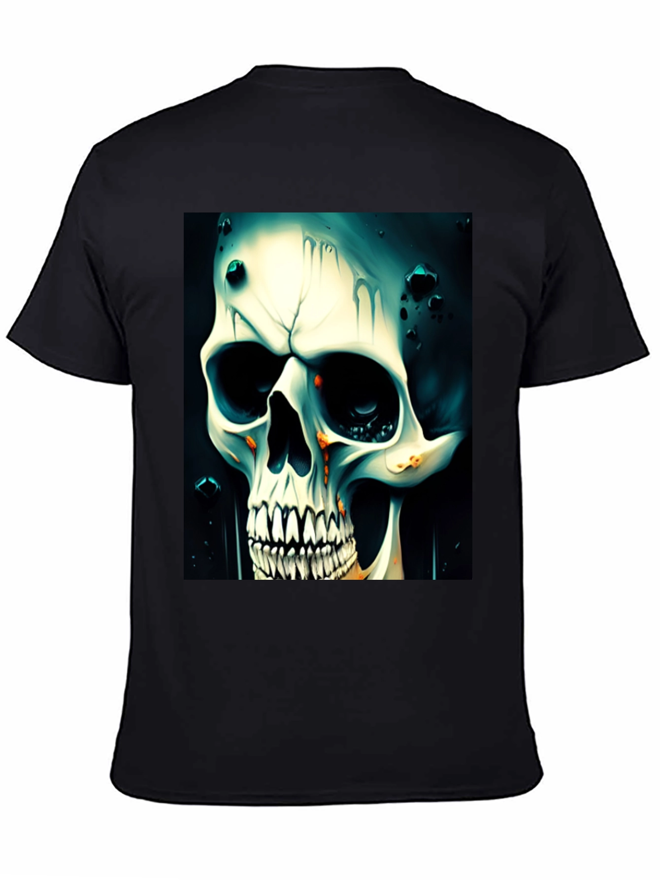 Skull Graphic Tee - Edgy Style