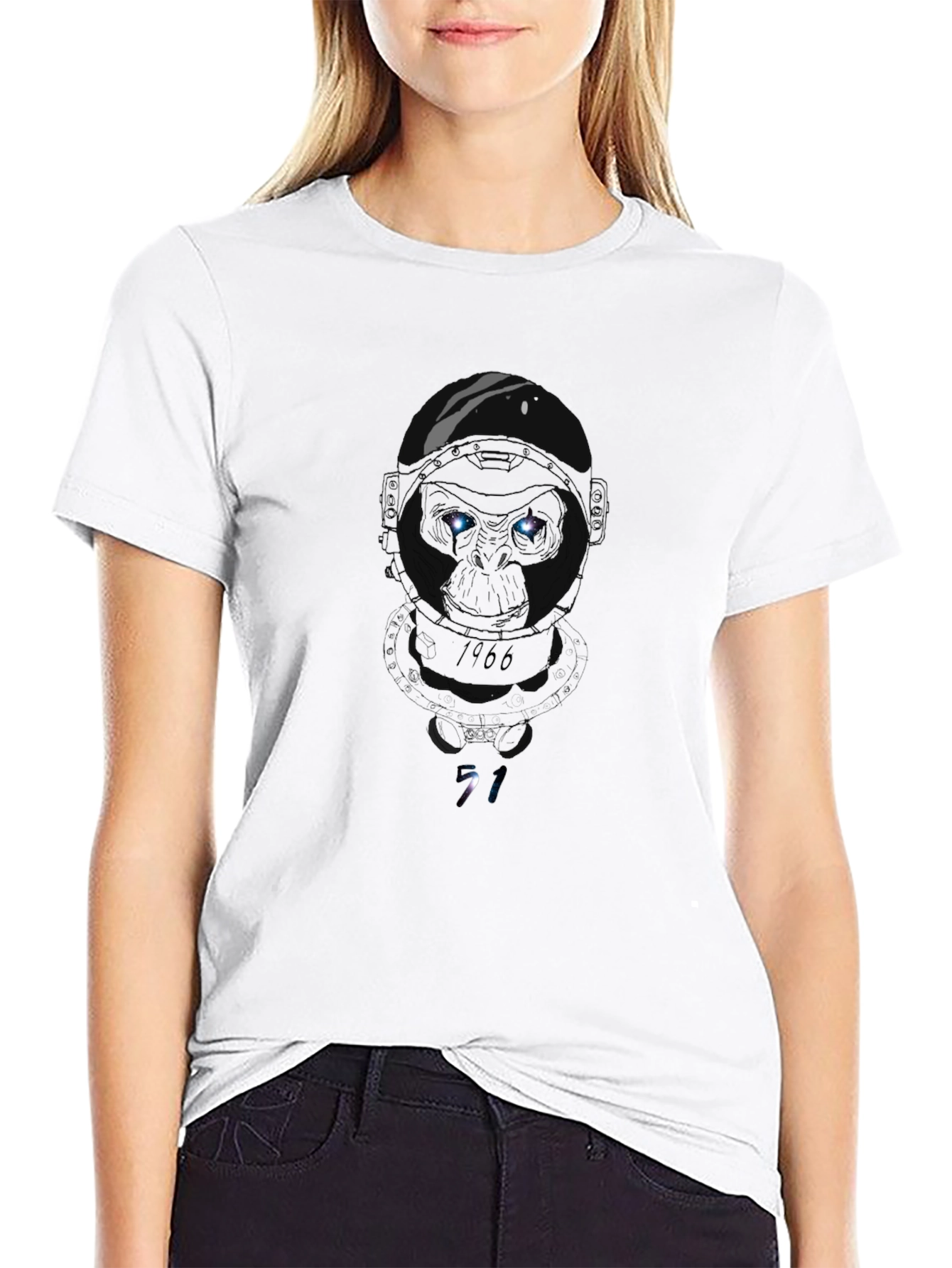 Astronaut Ape 1966 Graphic T-Shirt