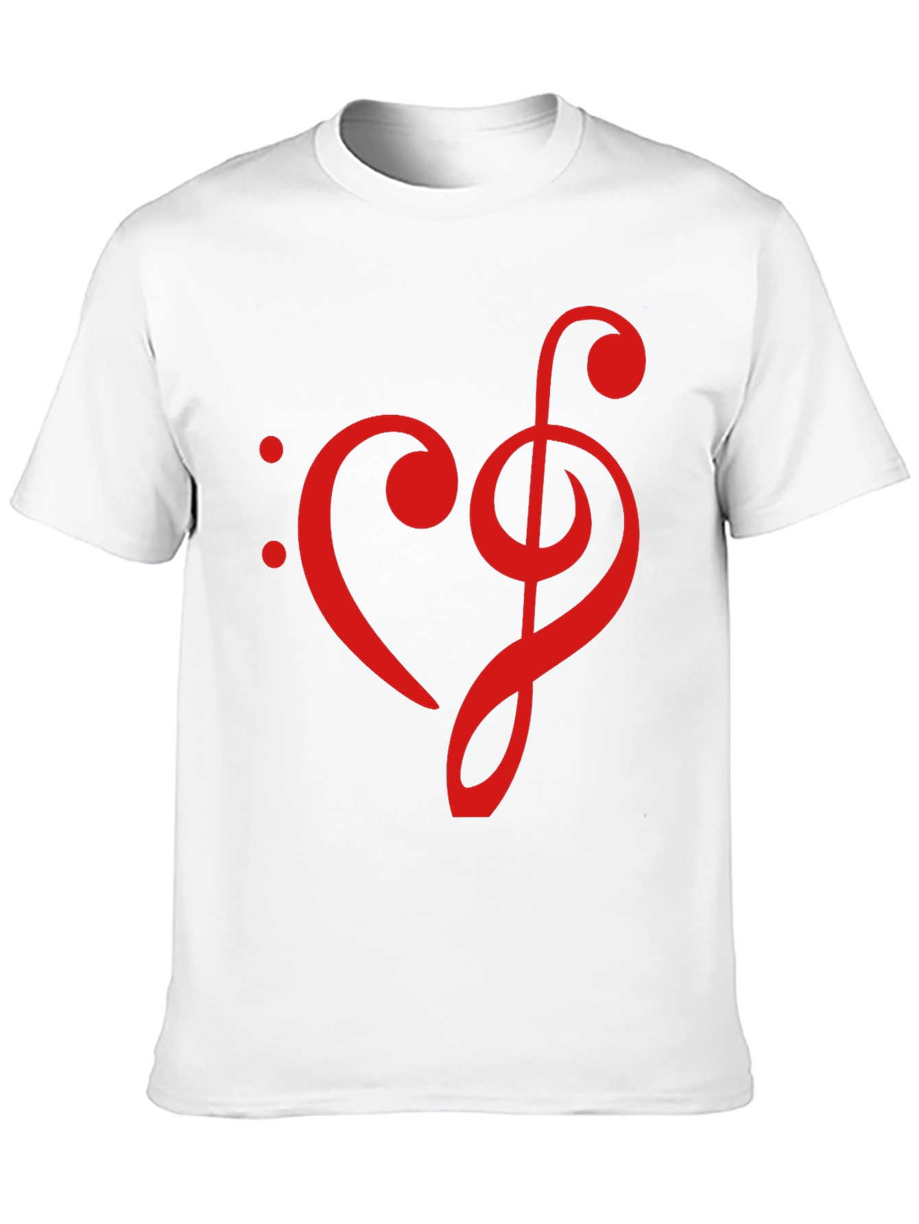 Musical Heartbeat T-Shirt - Black Cotton Tee