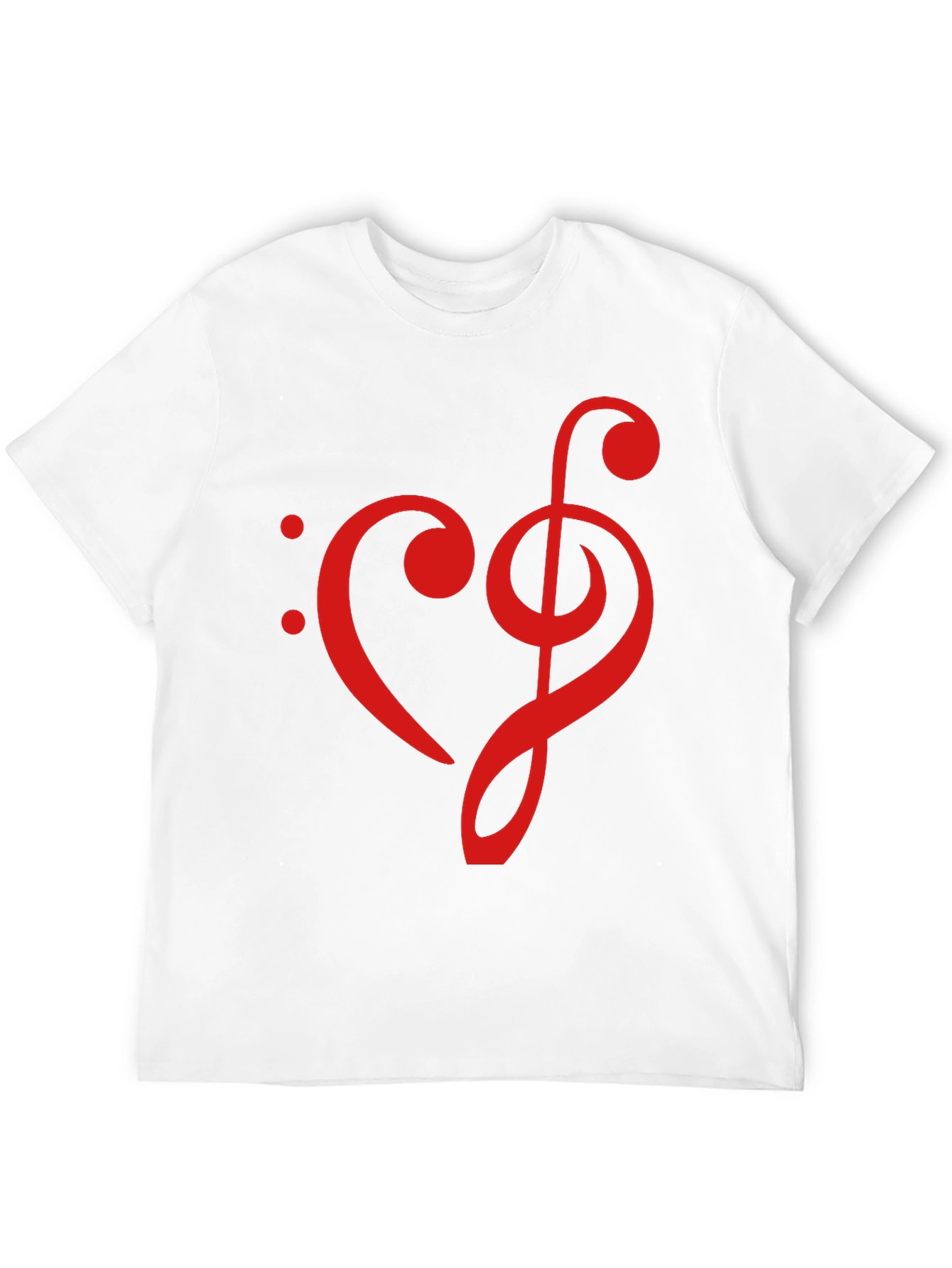 Musical Heartbeat T-Shirt - Black Cotton Tee