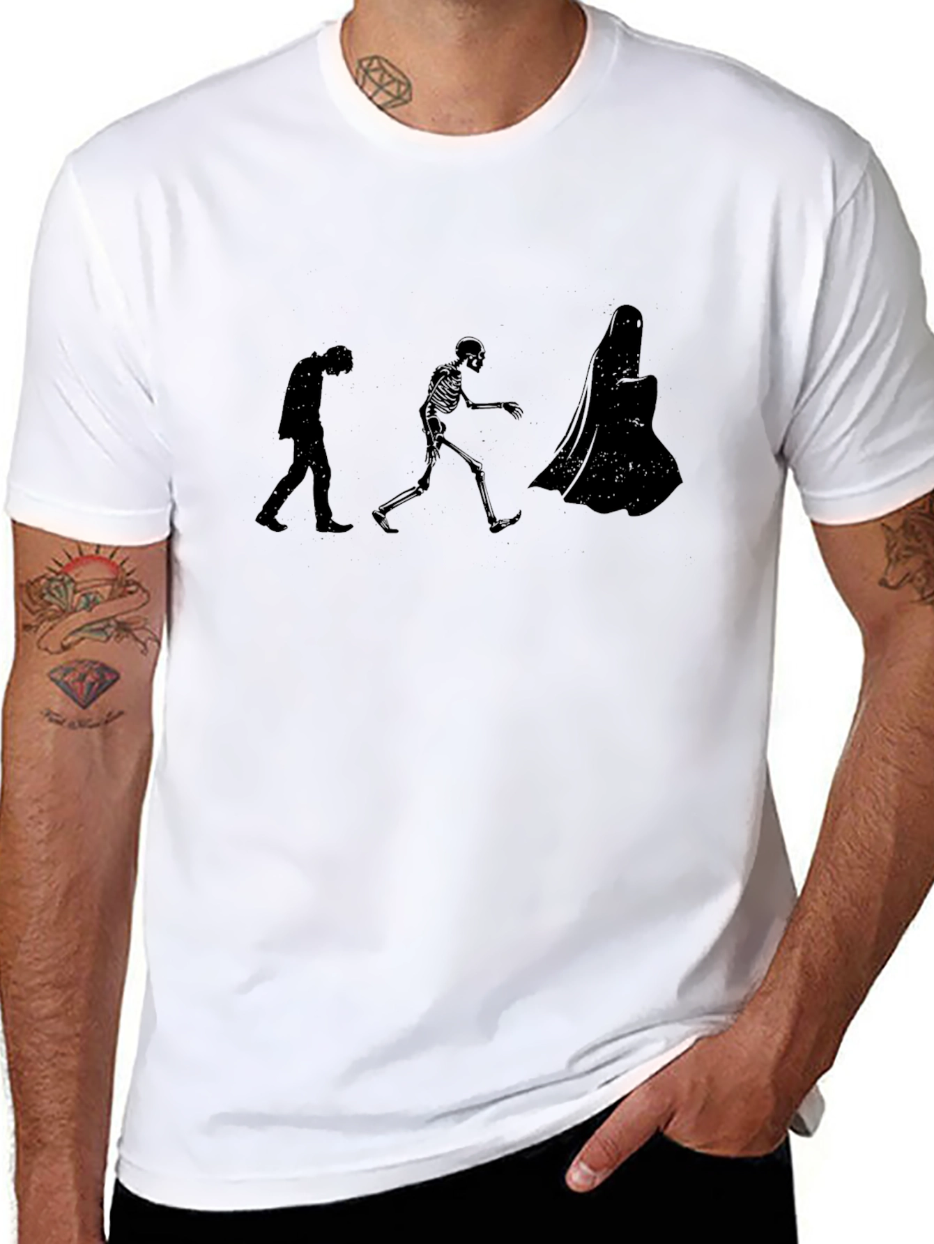 Evolution of Death Black Graphic Tee