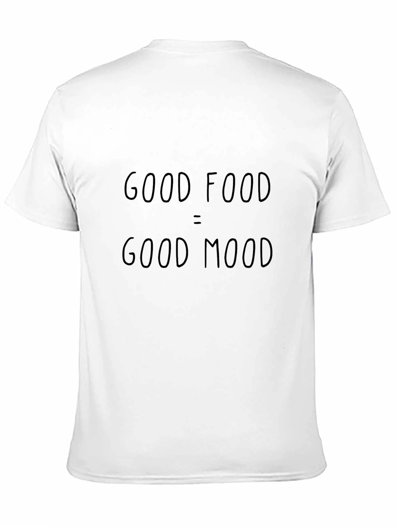 Good Food = Good Mood Black Graphic Tee
