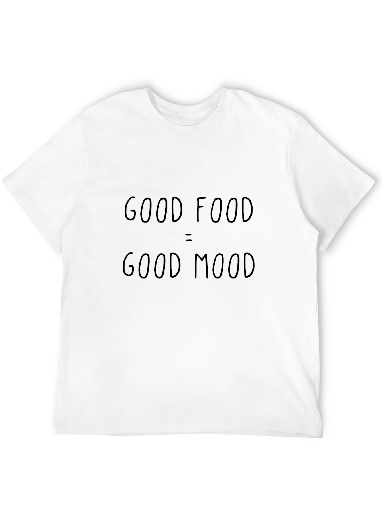 Good Food = Good Mood Black Graphic Tee