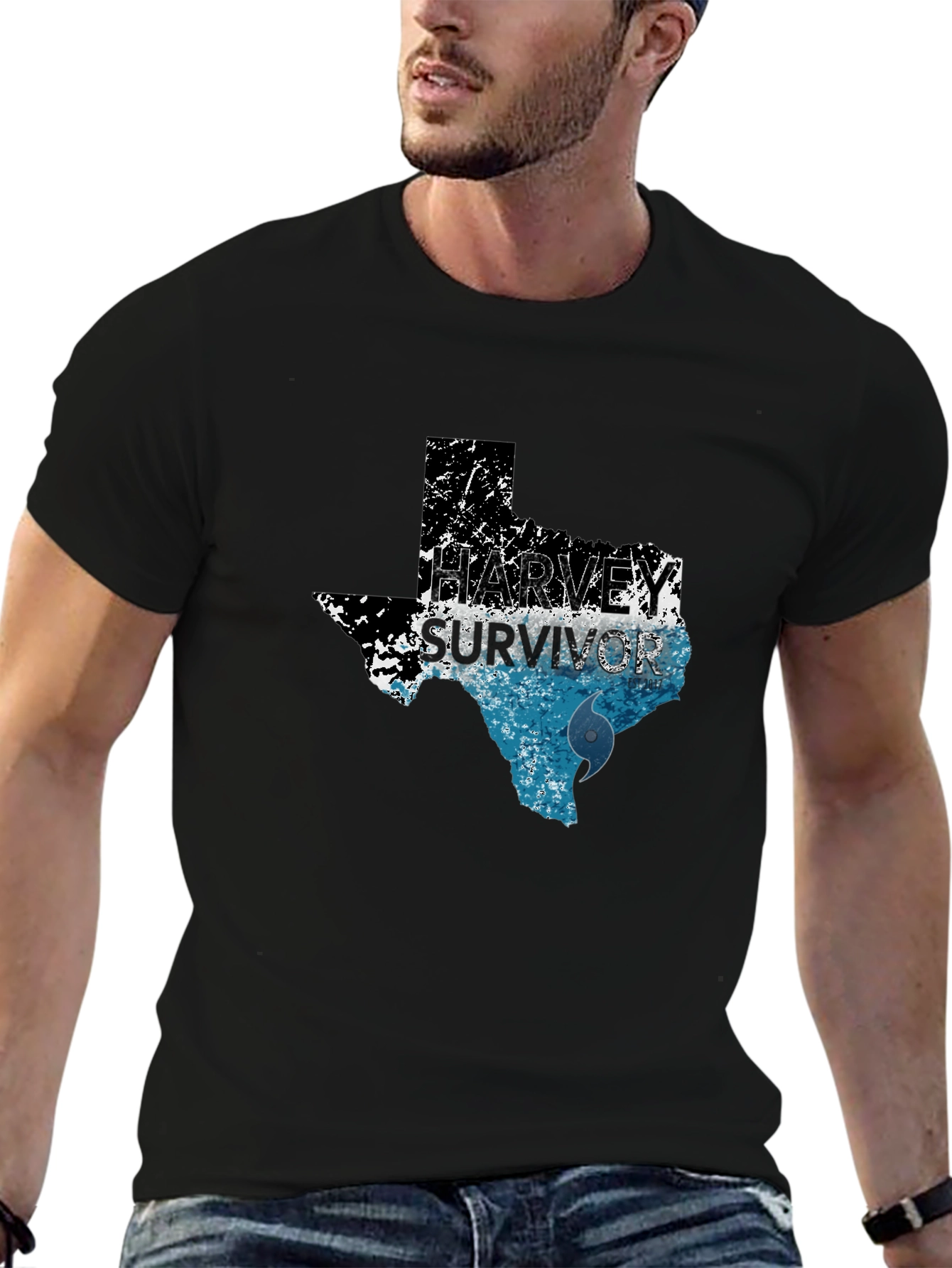 Harvey Survivor Texas Strong Graphic Tee