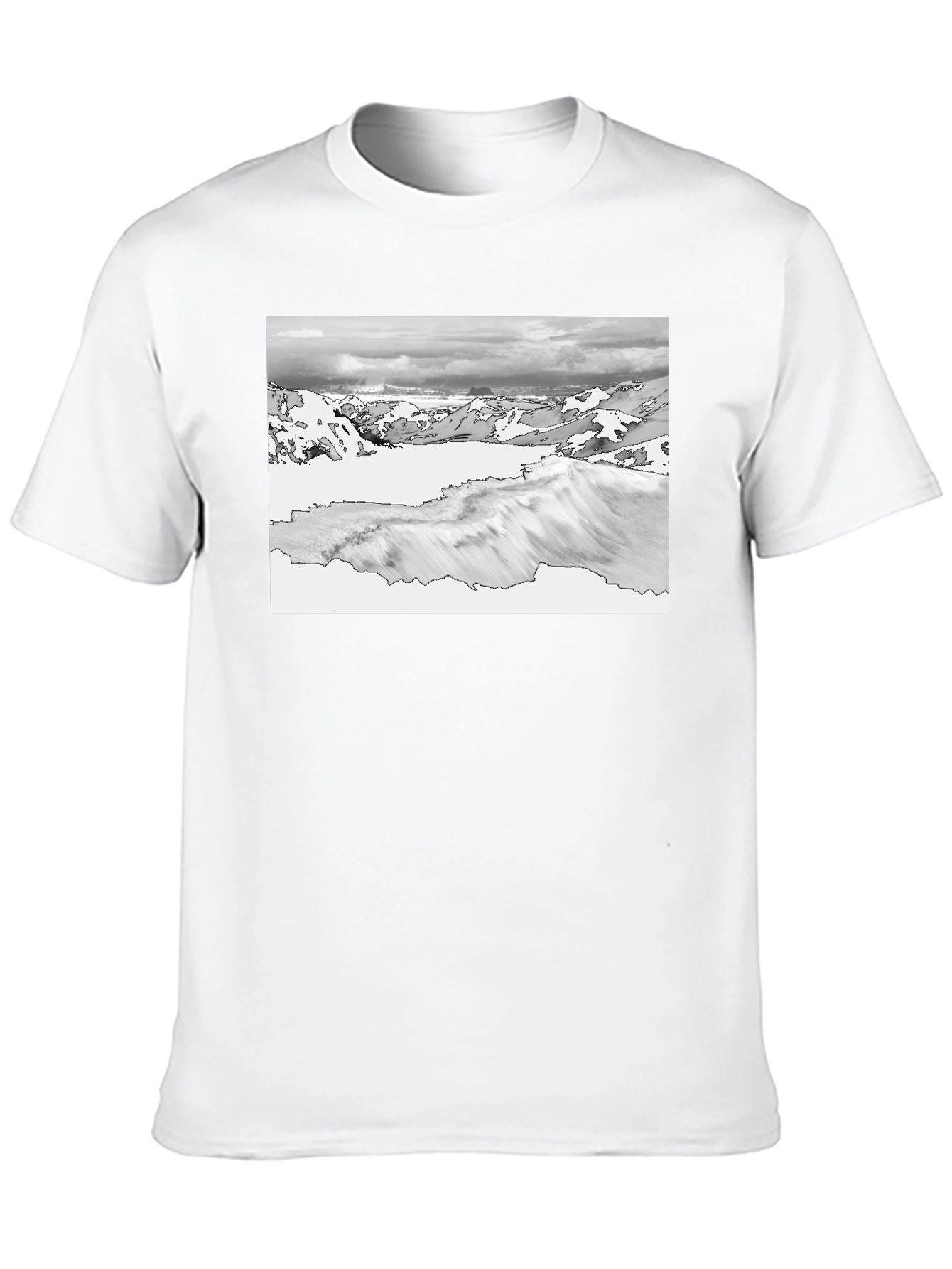 Mountain View Graphic Tee - Black