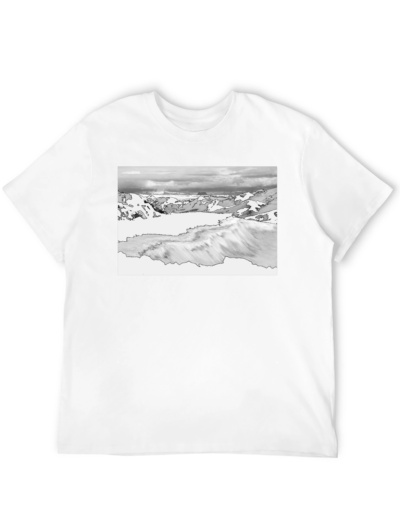 Mountain View Graphic Tee - Black