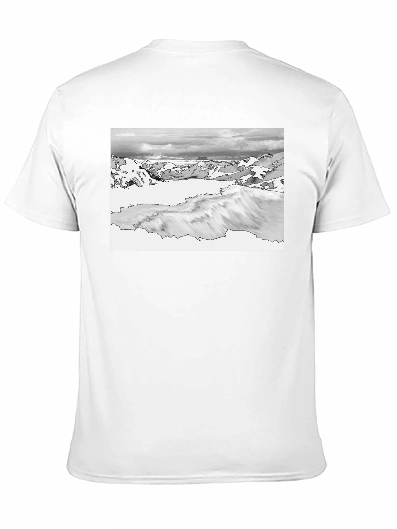 Mountain View Graphic Tee - Black