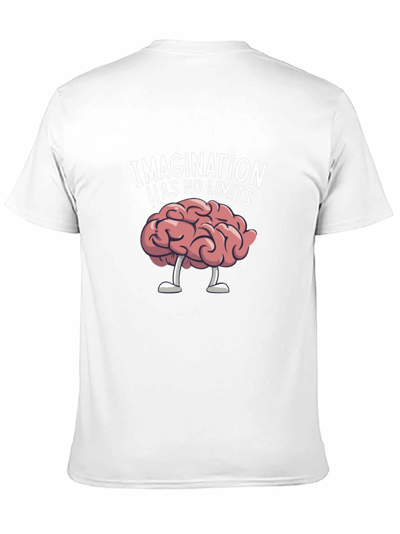Imagination Has No Limits Brain Graphic T-Shirt