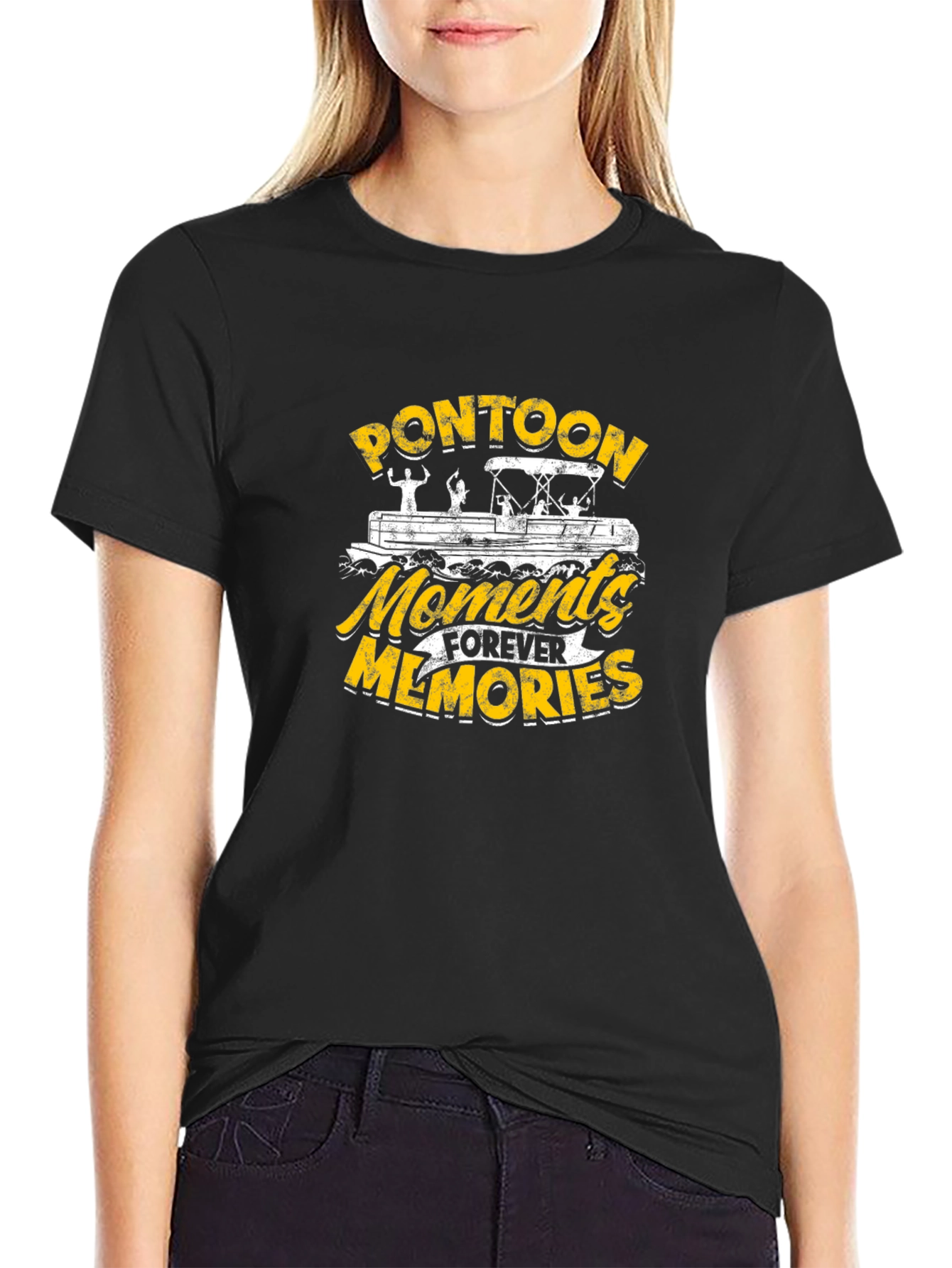 Pontoon Moments Forever Memories T-Shirt