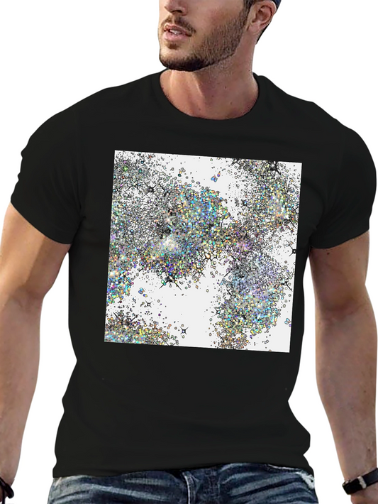 Abstract Sparkle Graphic Tee