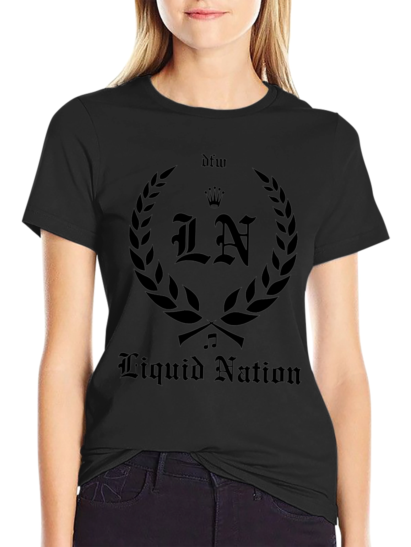 Liquid Nation Graphic Tee - Black