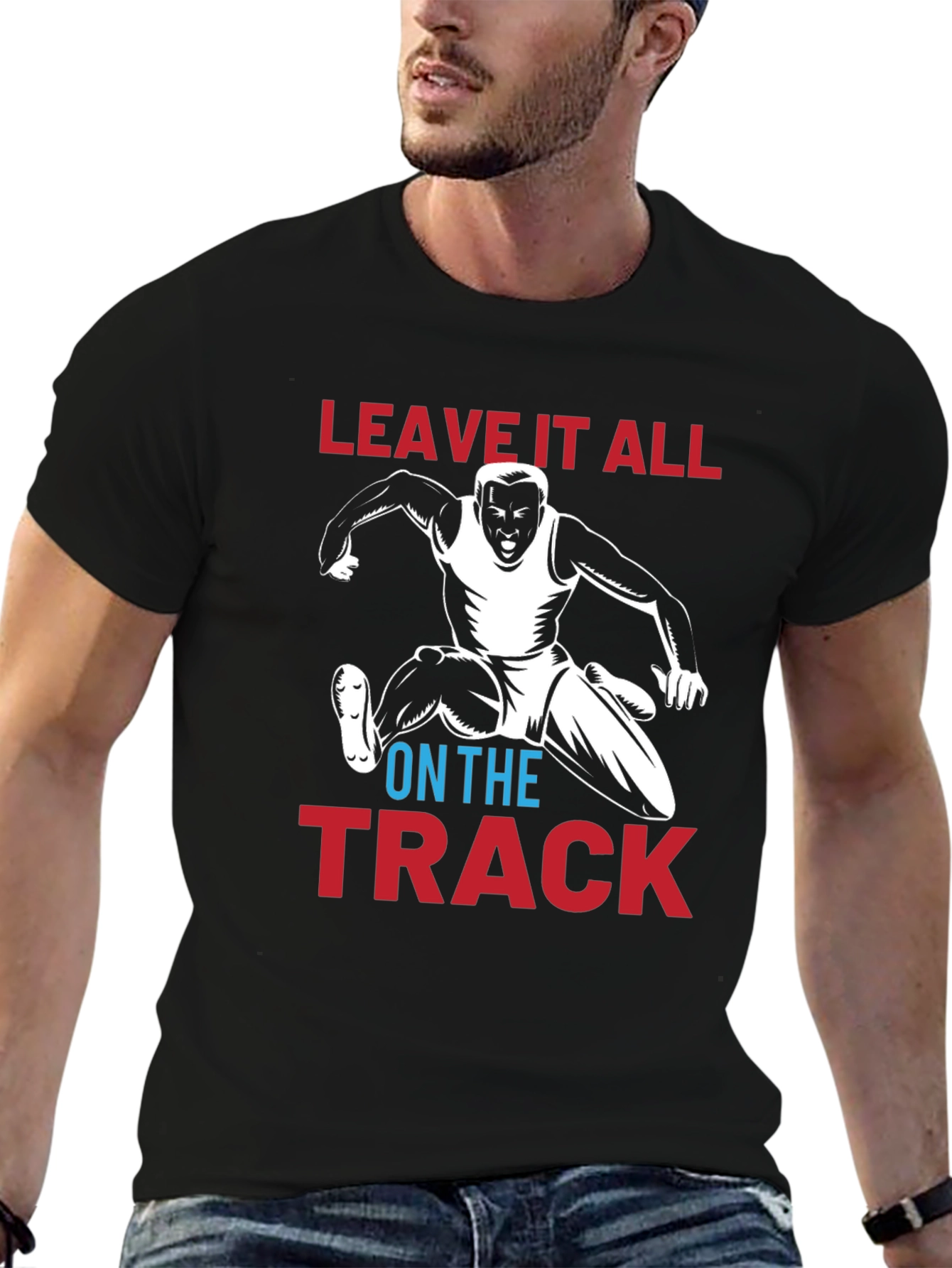 Leave it All on the Track Graphic Tee