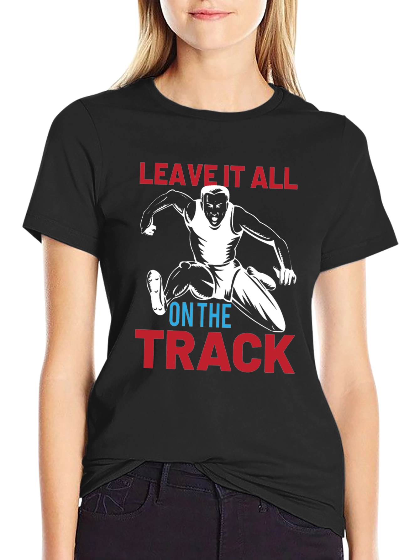 Leave it All on the Track Graphic Tee