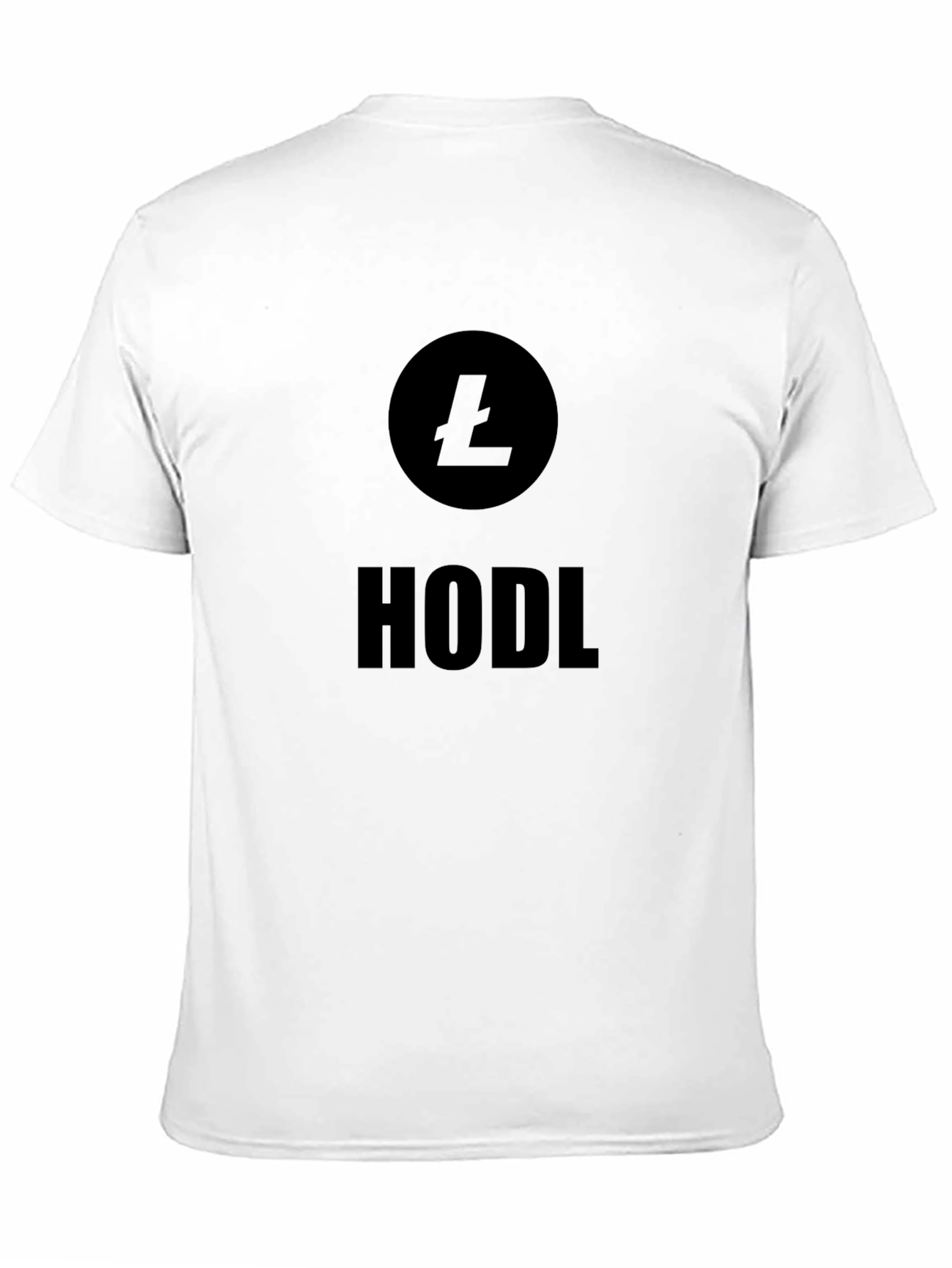 HODL Litecoin Crypto Black T-Shirt