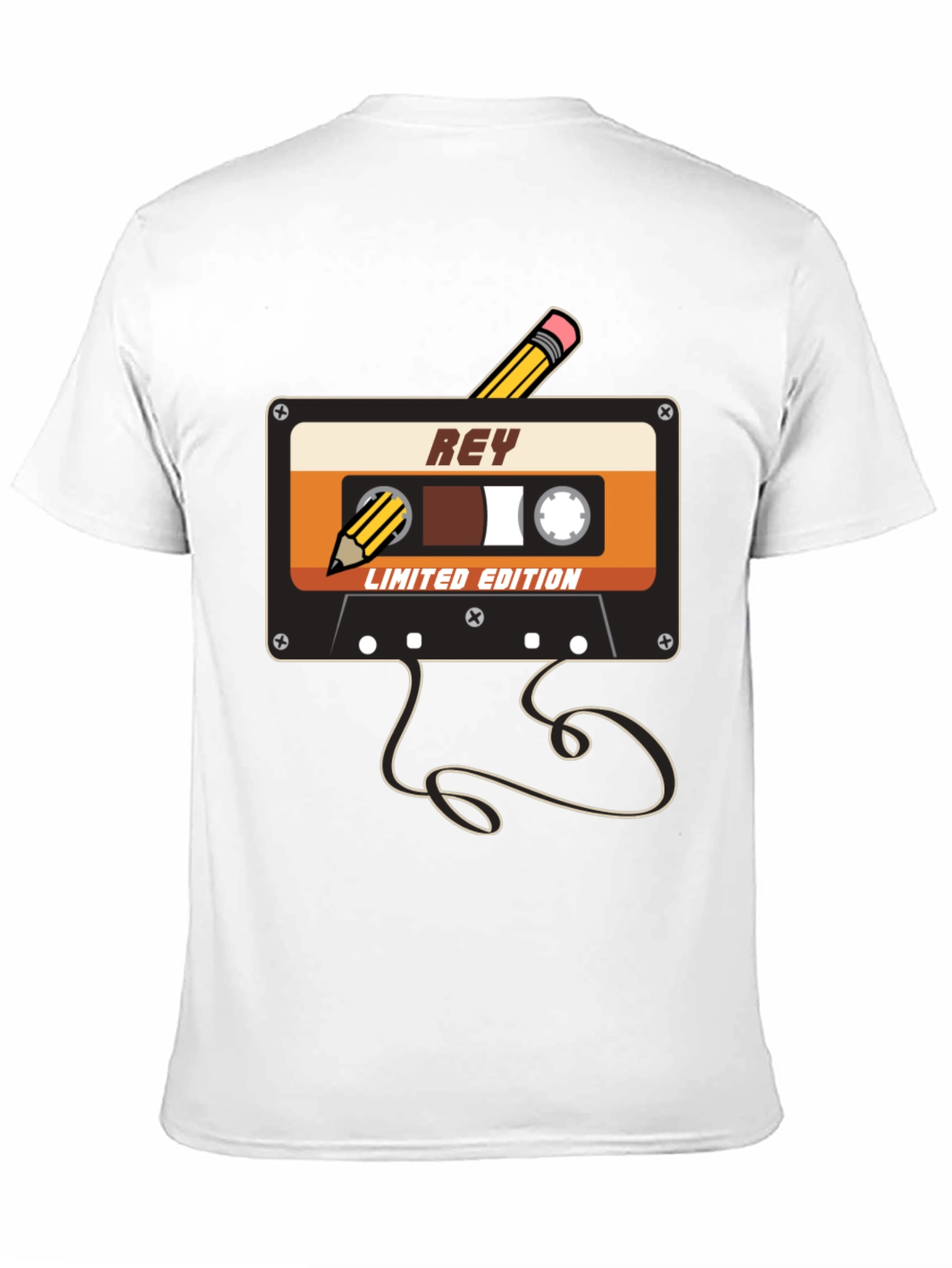 Retro Rey Cassette Tape Limited Edition Graphic Tee