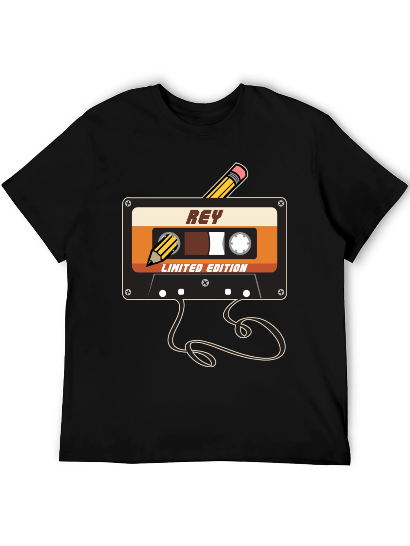 Retro Rey Cassette Tape Limited Edition Graphic Tee