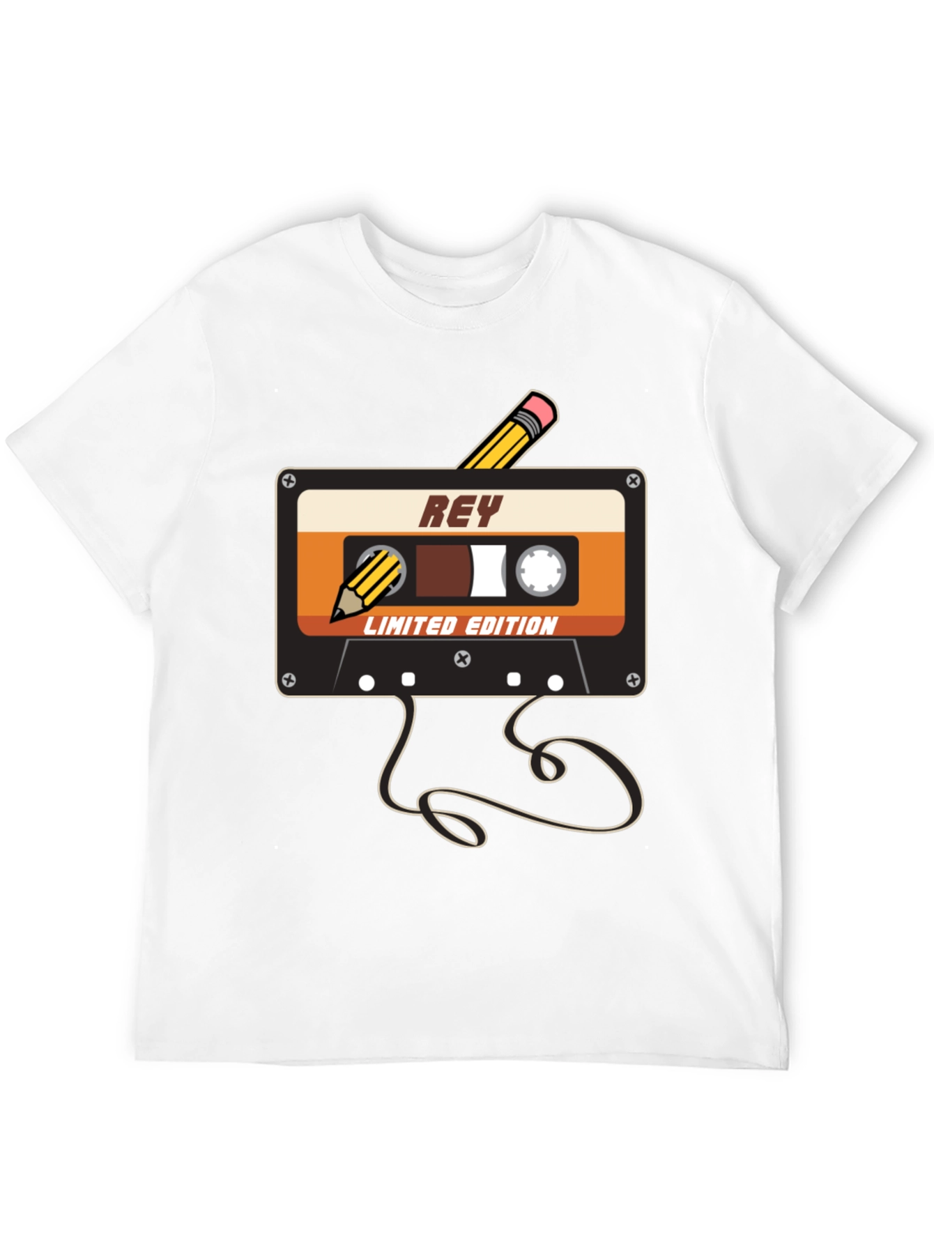 Retro Rey Cassette Tape Limited Edition Graphic Tee