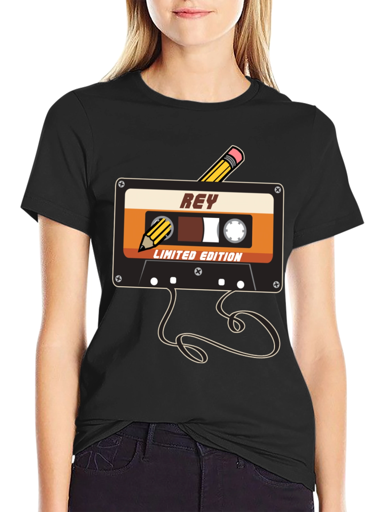 Retro Rey Cassette Tape Limited Edition Graphic Tee