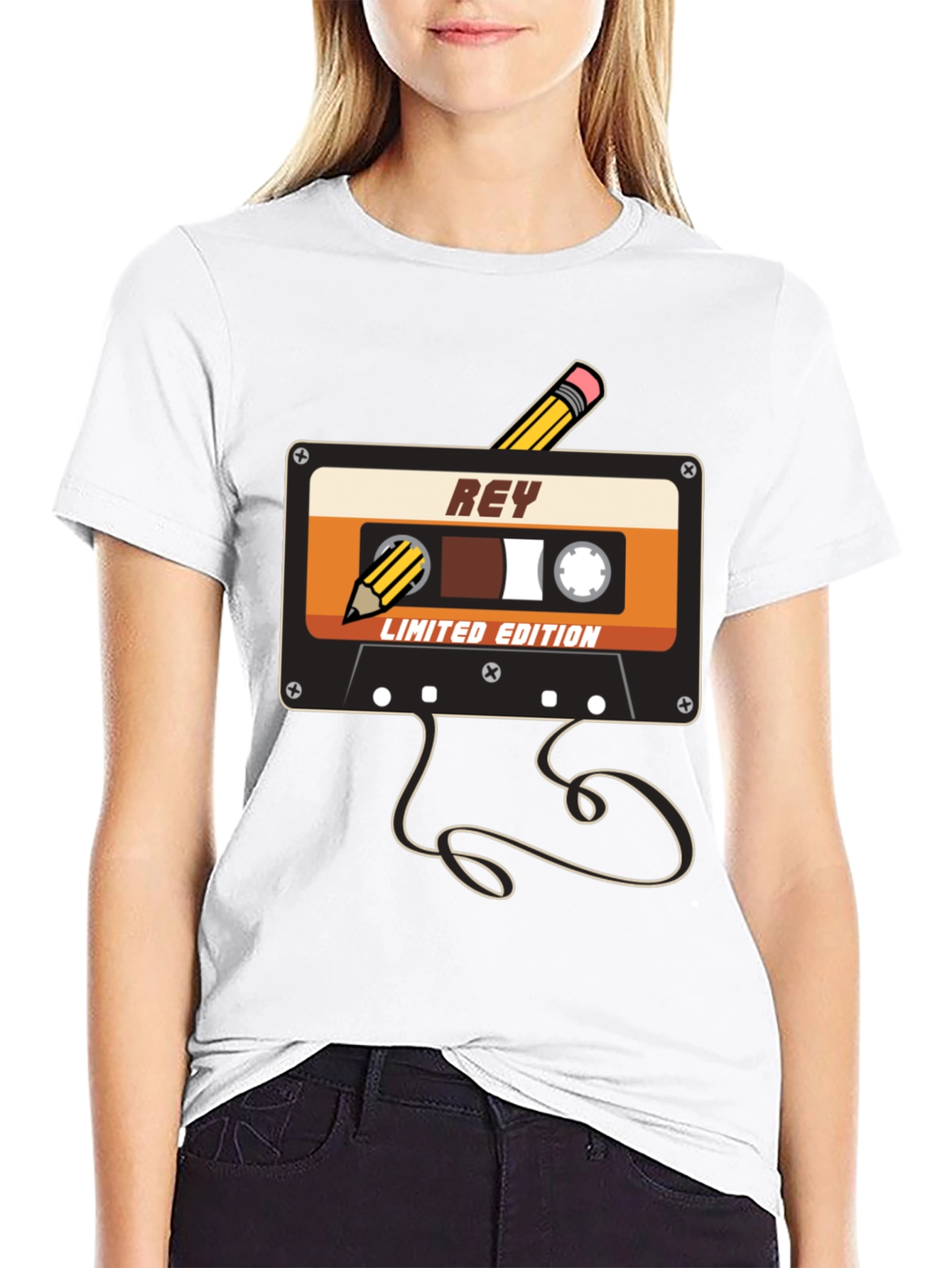 Retro Rey Cassette Tape Limited Edition Graphic Tee
