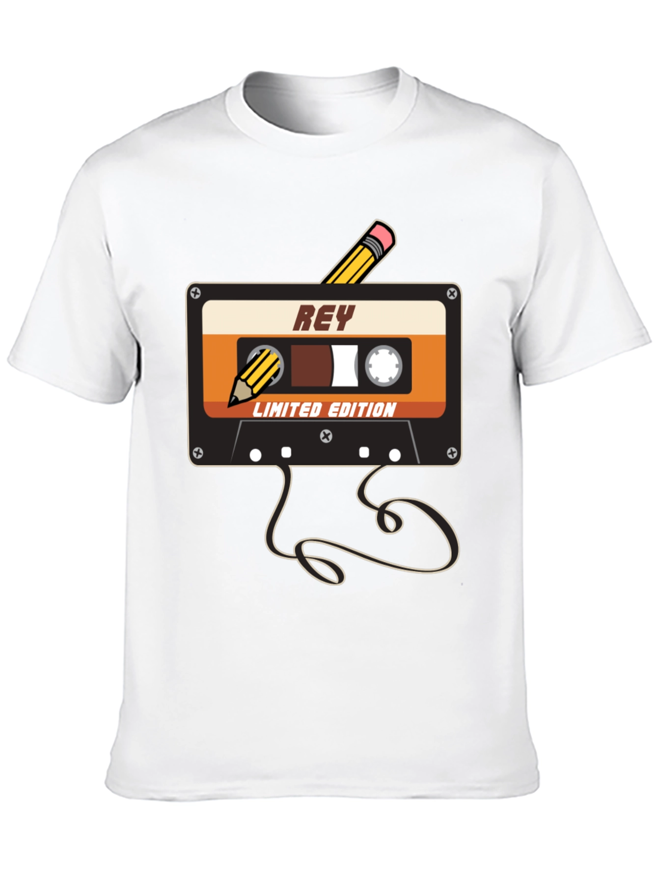 Retro Rey Cassette Tape Limited Edition Graphic Tee