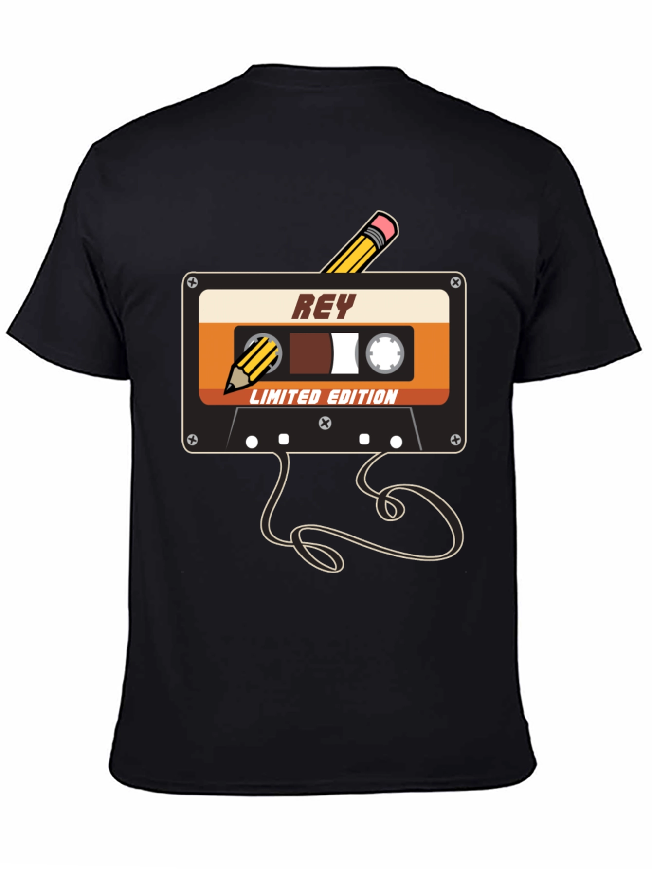 Retro Rey Cassette Tape Limited Edition Graphic Tee