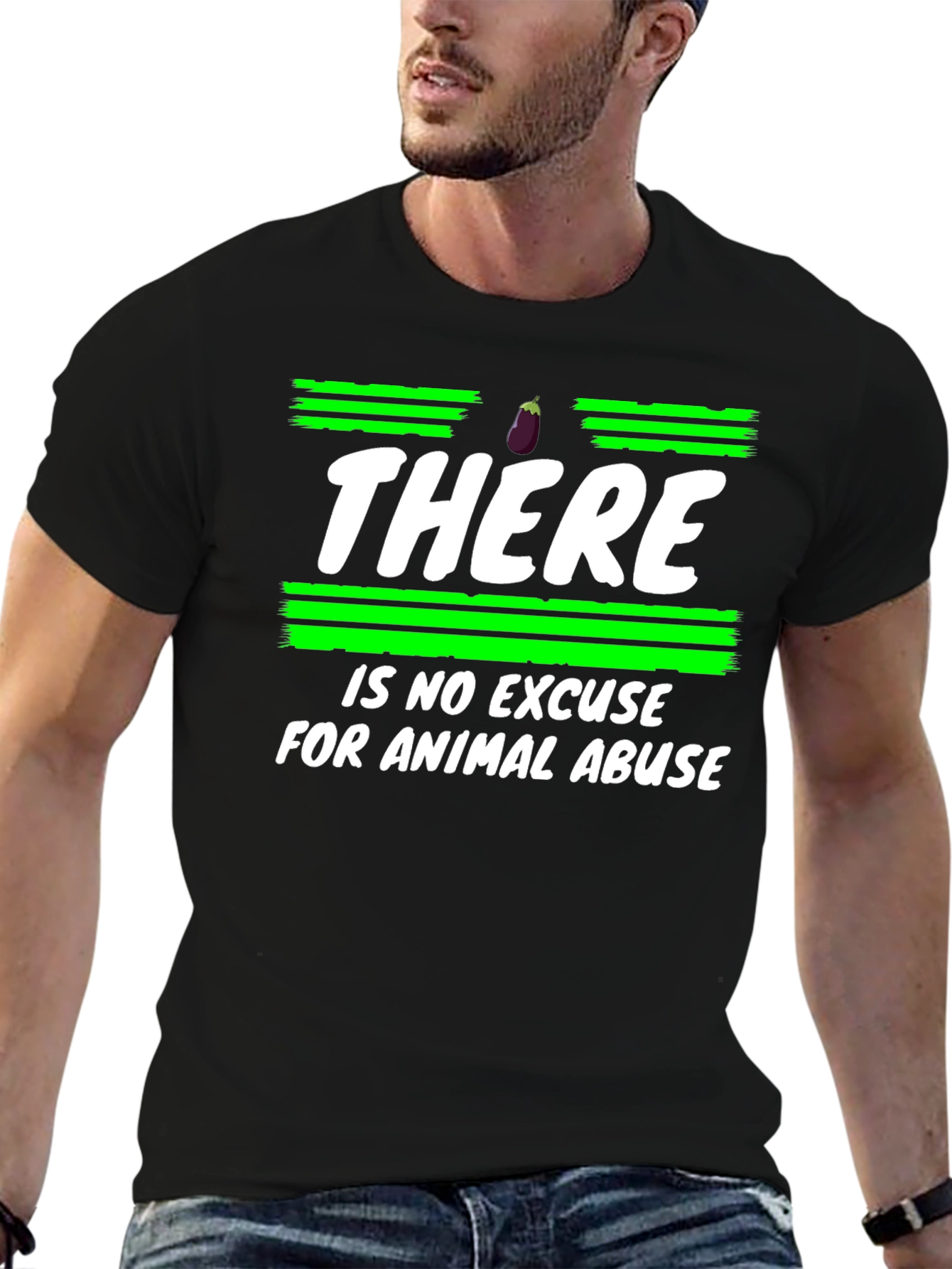 Animal Rights T-Shirt - No Excuse for Abuse