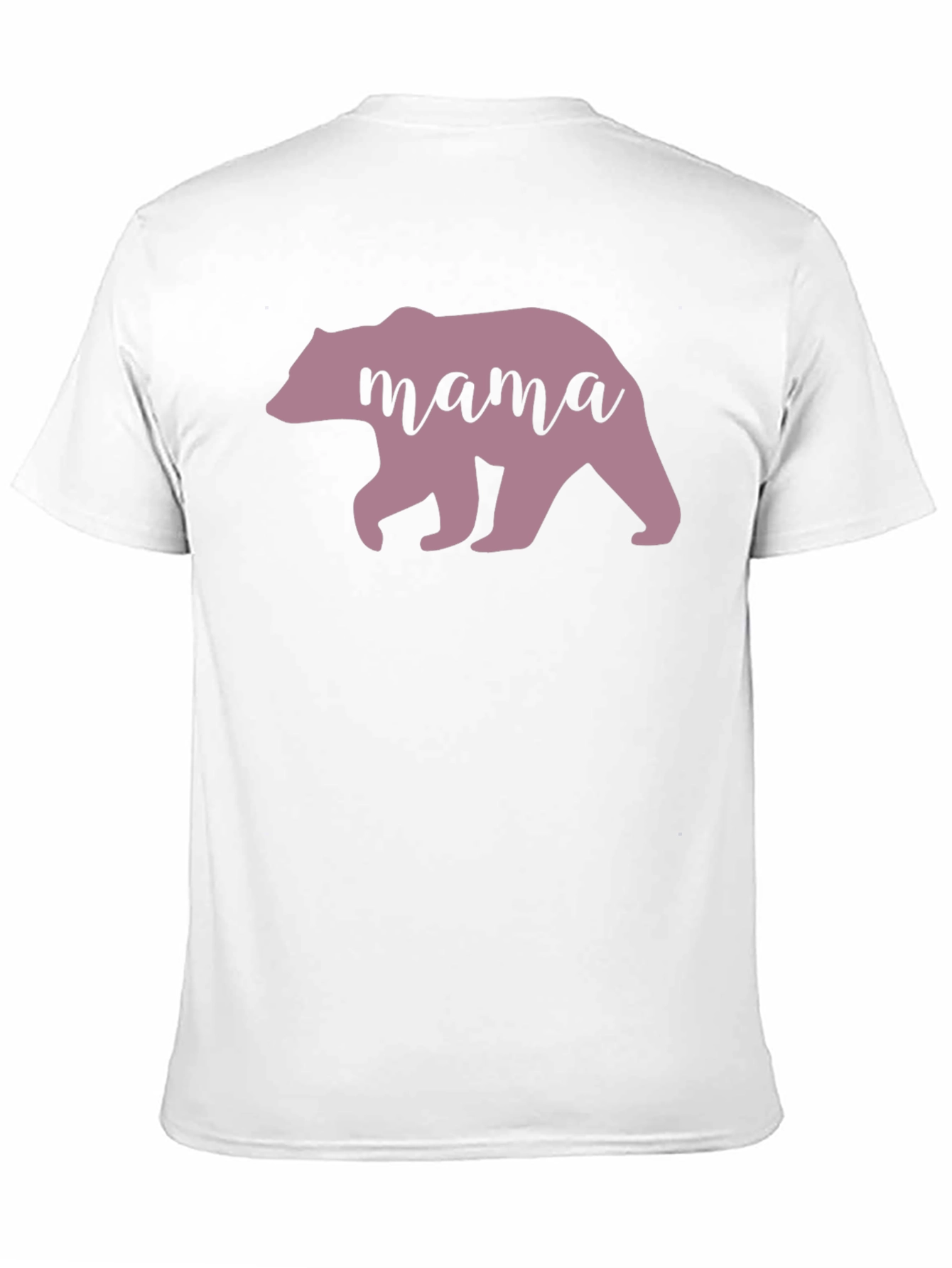 Mama Bear Graphic T-Shirt - Black Crew Neck Tee