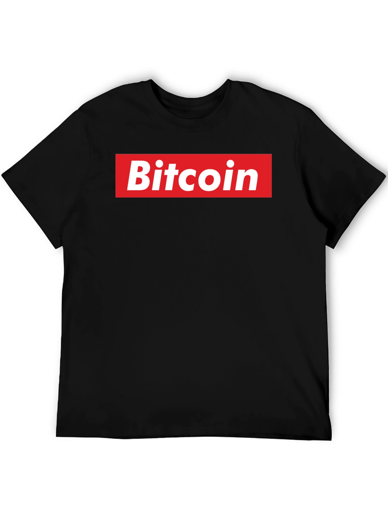 Bitcoin Logo Black T-Shirt