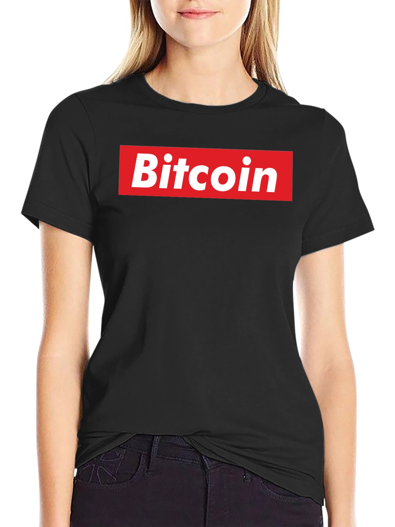 Bitcoin Logo Black T-Shirt
