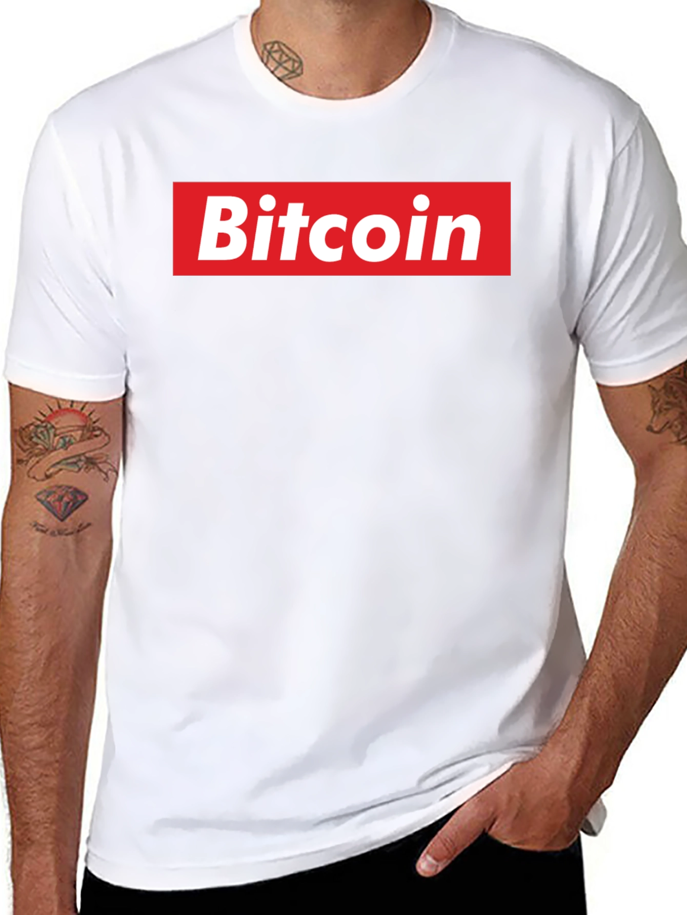 Bitcoin Logo Black T-Shirt