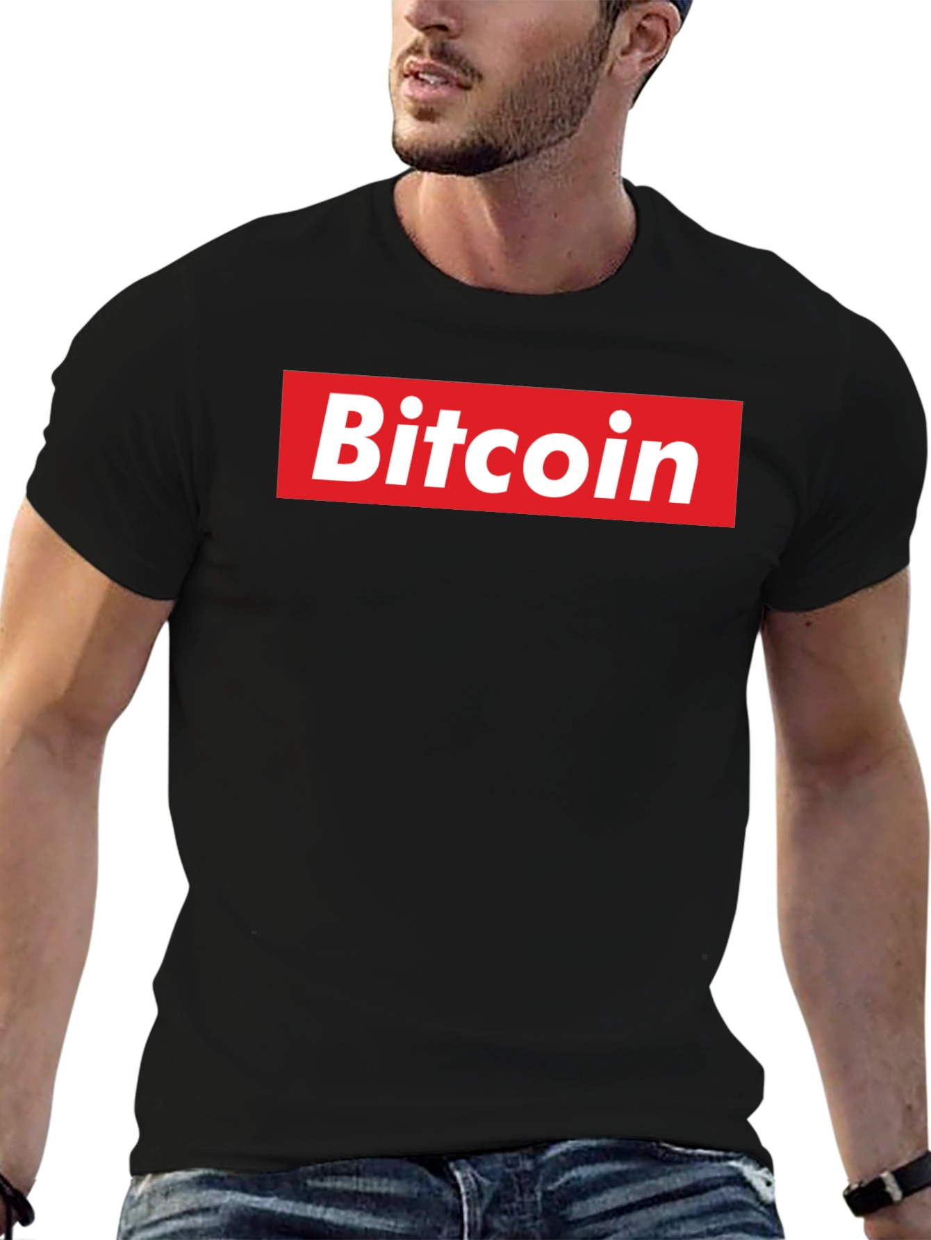 Bitcoin Logo Black T-Shirt
