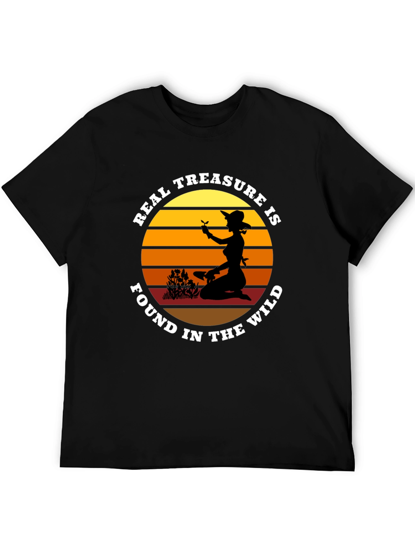 Real Treasure Found in the Wild Black T-Shirt