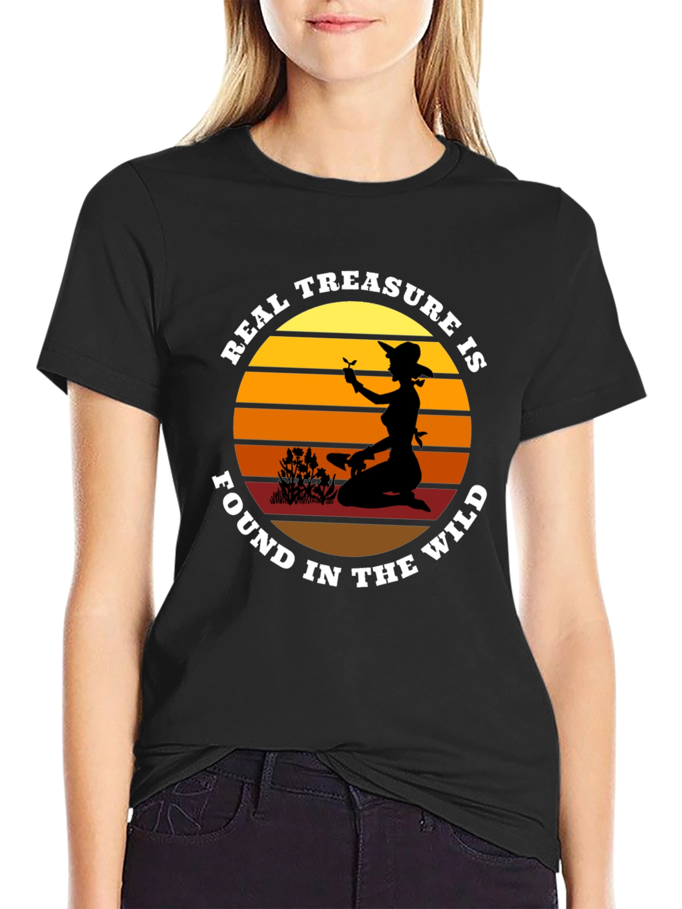 Real Treasure Found in the Wild Black T-Shirt