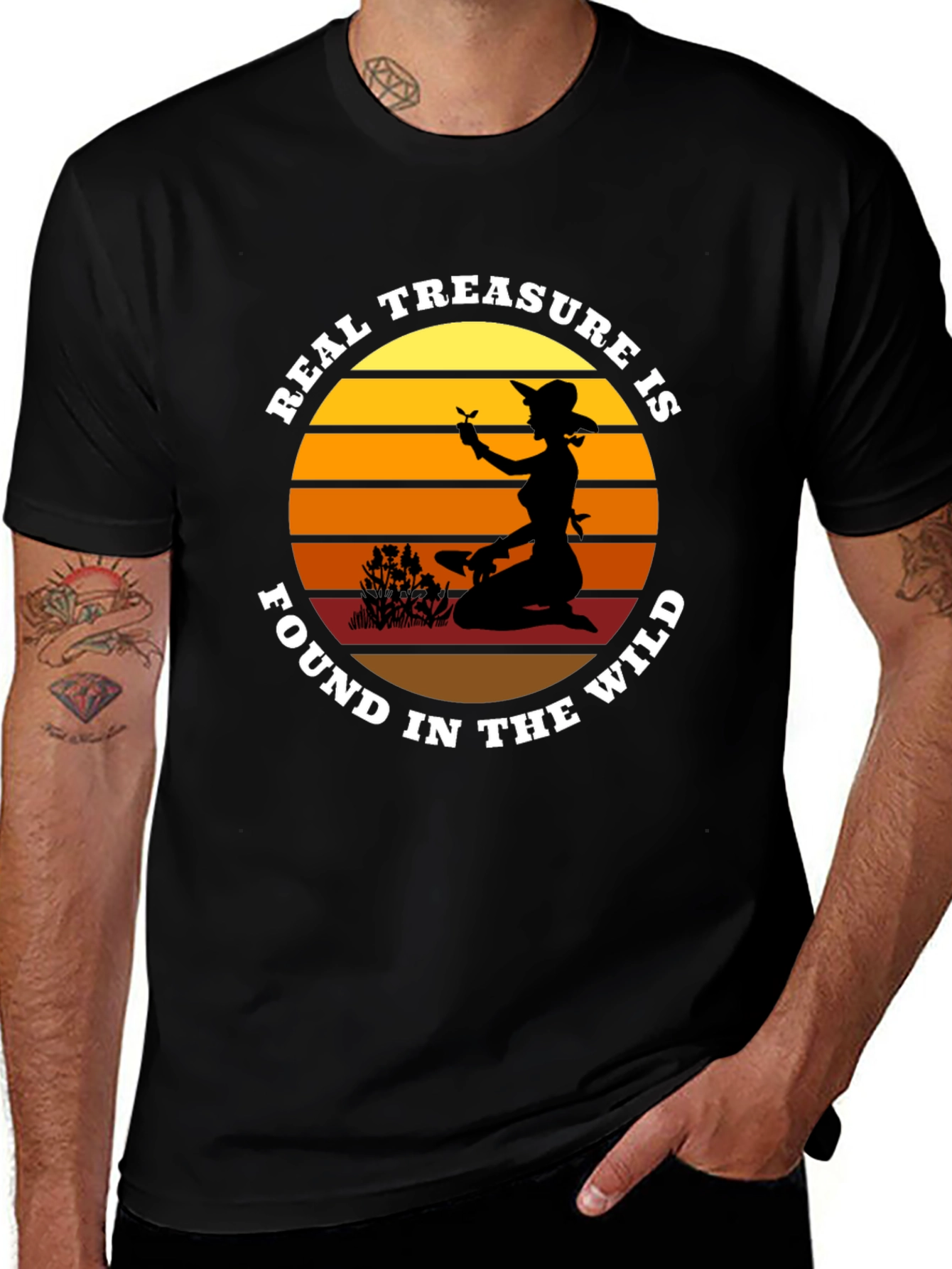 Real Treasure Found in the Wild Black T-Shirt